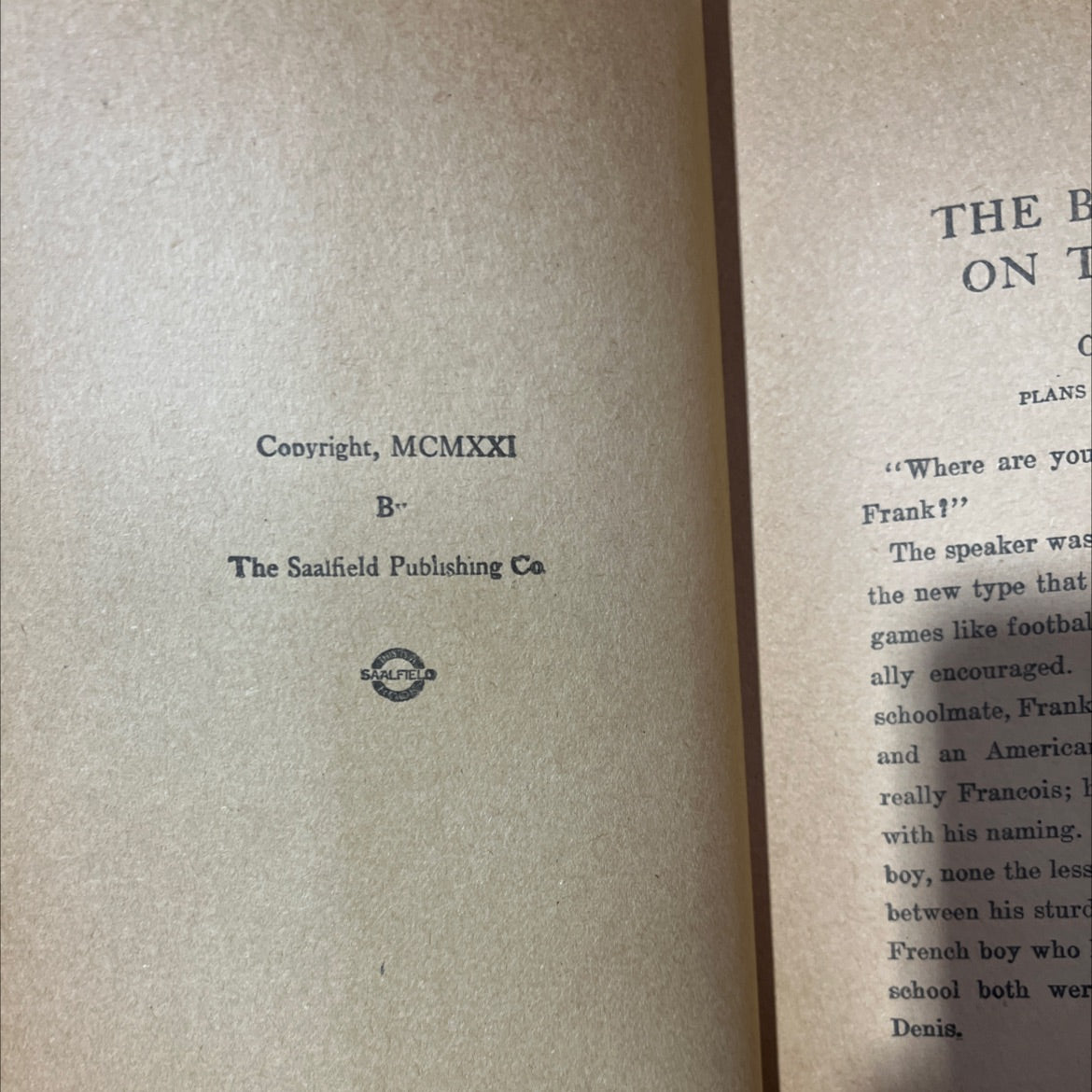 the boy scouts on the trail book, by george durston, 1921 Hardcover, Antique image 3