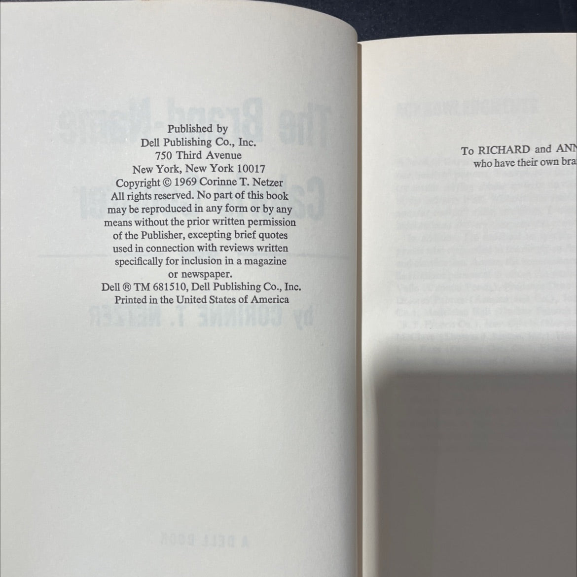 the brand-name calorie counter book, by corinne t. netzer, 1969 Hardcover image 3