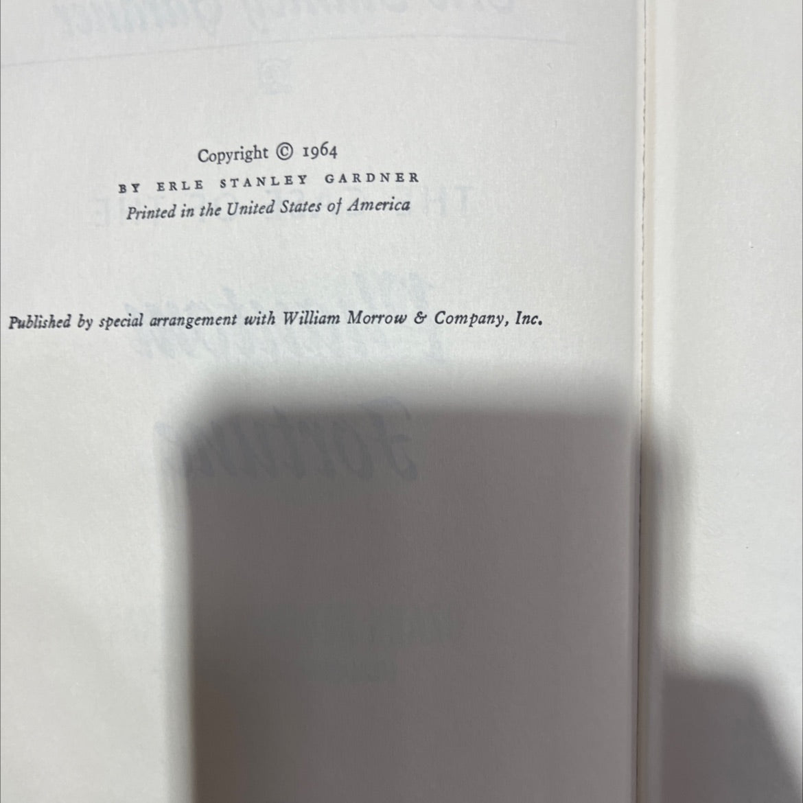 the case of the phantom fortune book, by erle stanley gardner, 1964 Hardcover, Vintage image 3