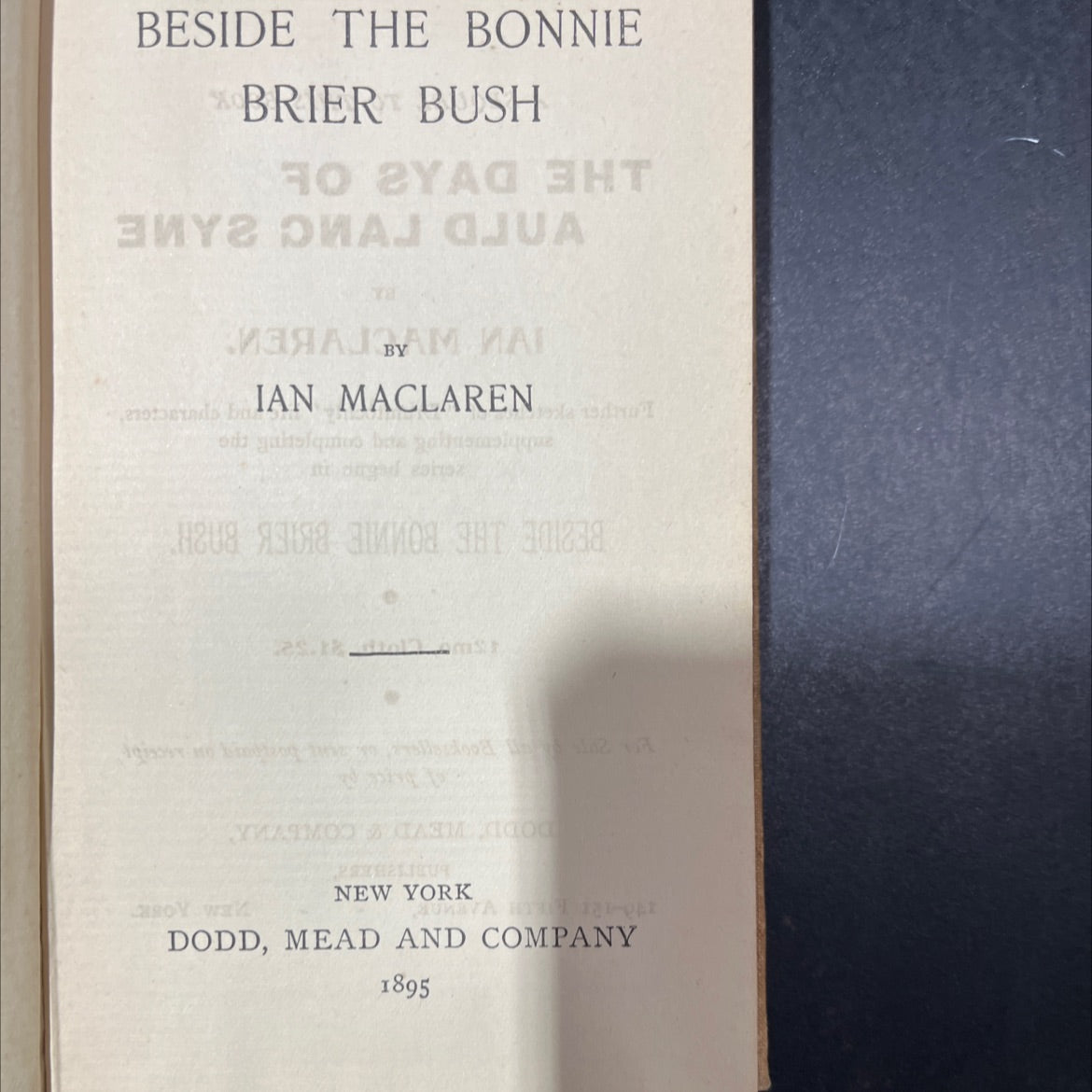 the christmas number of the bookman book, by w. robertson nicoll, ll. d., m. a., 1895 Hardcover image 3
