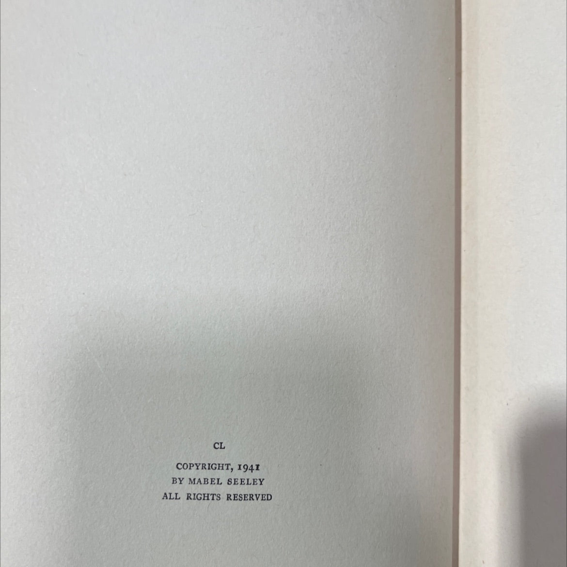 the chuckling fingers book, by mabel seeley, 1941 Hardcover image 3