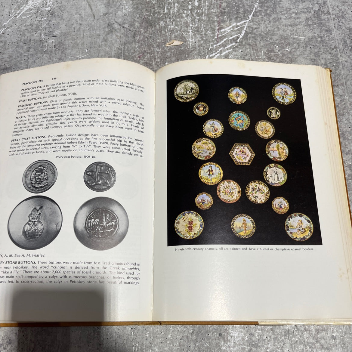the collector's encyclopedia of buttons book, by Sally C. Luscomb, 1970 Hardcover image 4