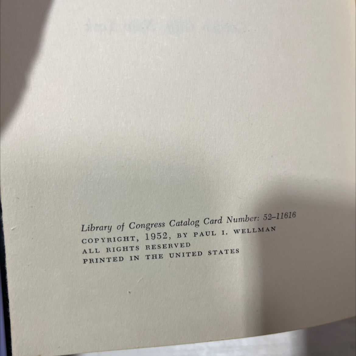 the comancheros book, by paul i. wellman, 1952 Hardcover, Vintage image 3