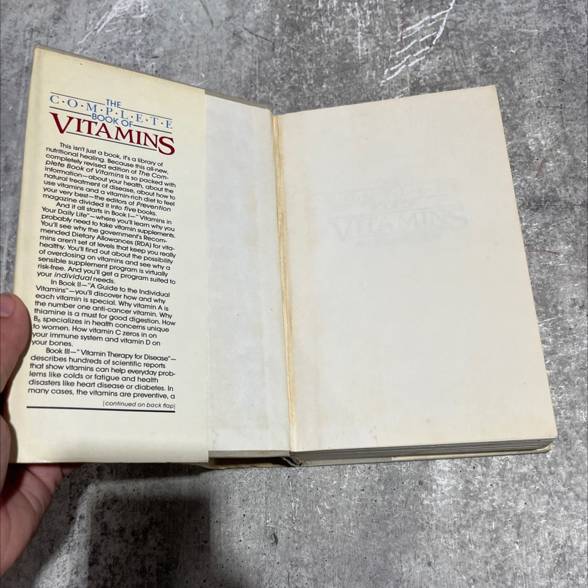 the complete book of vitamins all new edition book, by editors of prevention magazine, 1984 Hardcover image 4