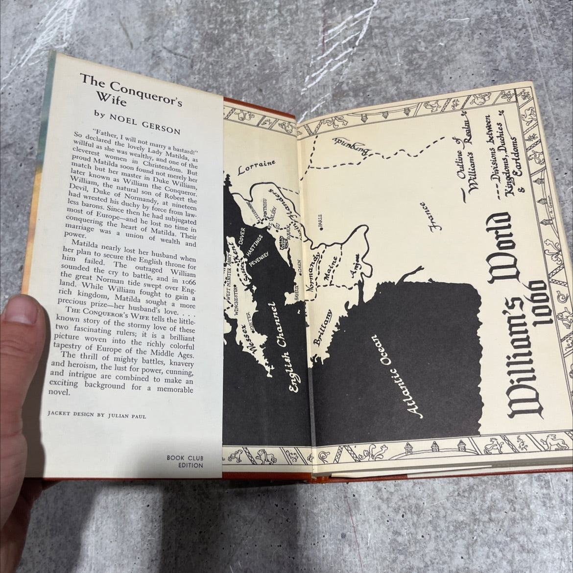 the conqueror's wife book, by noel b. gerson, 1957 Hardcover image 4