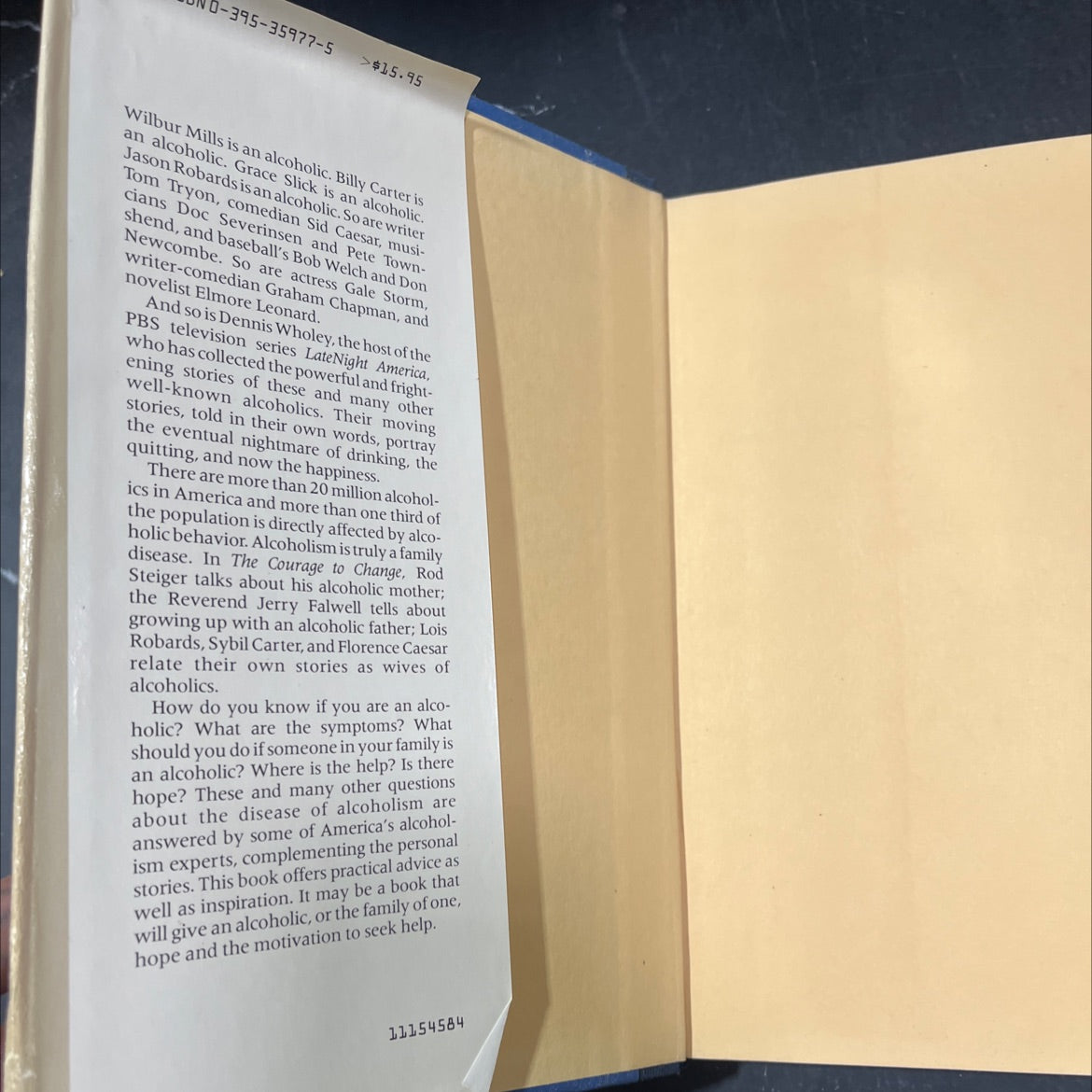 the courage to change book, by dennis wholey, 1984 Hardcover image 4