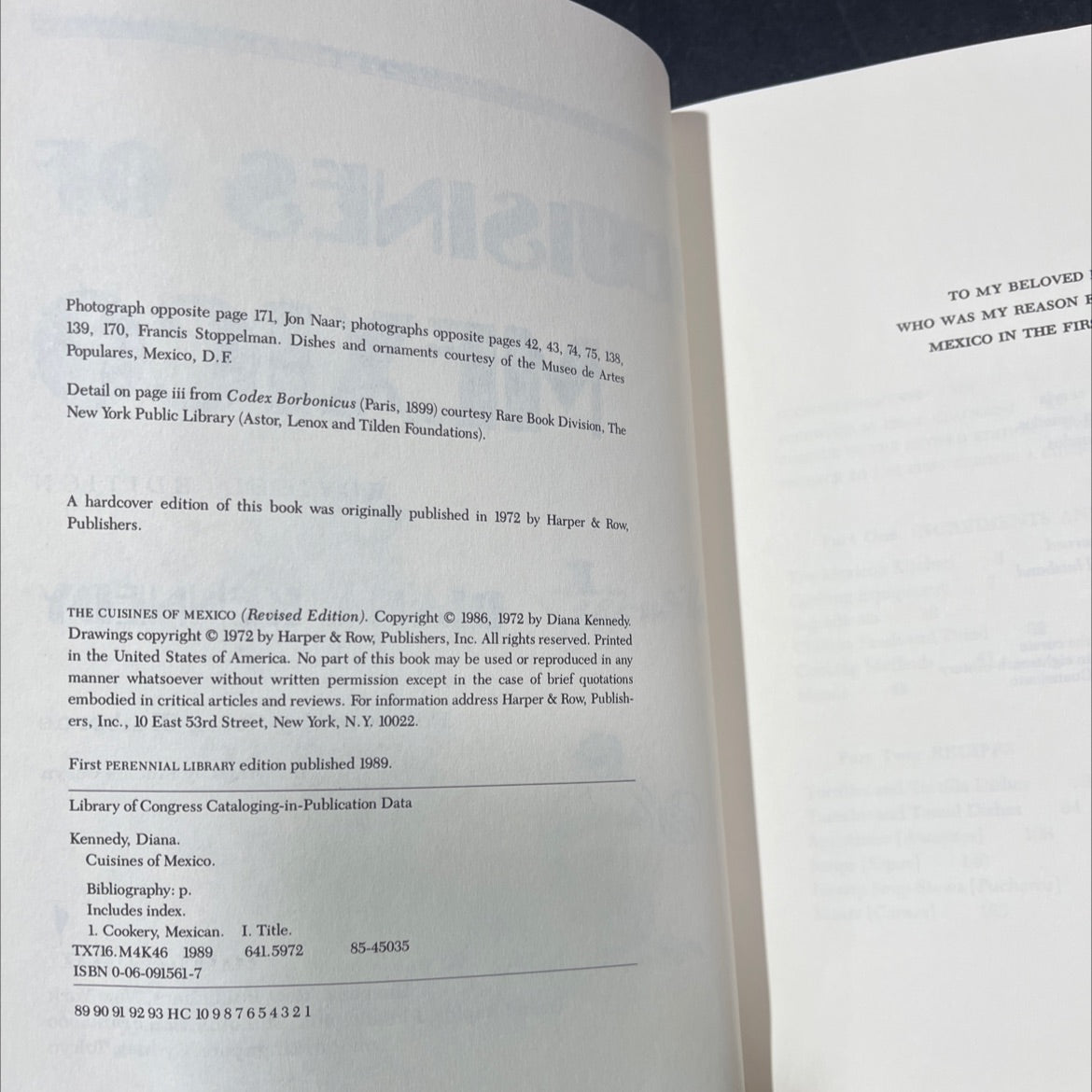 the cuisines of mexico revised edition book, by diana kennedy, 1986 Paperback image 3