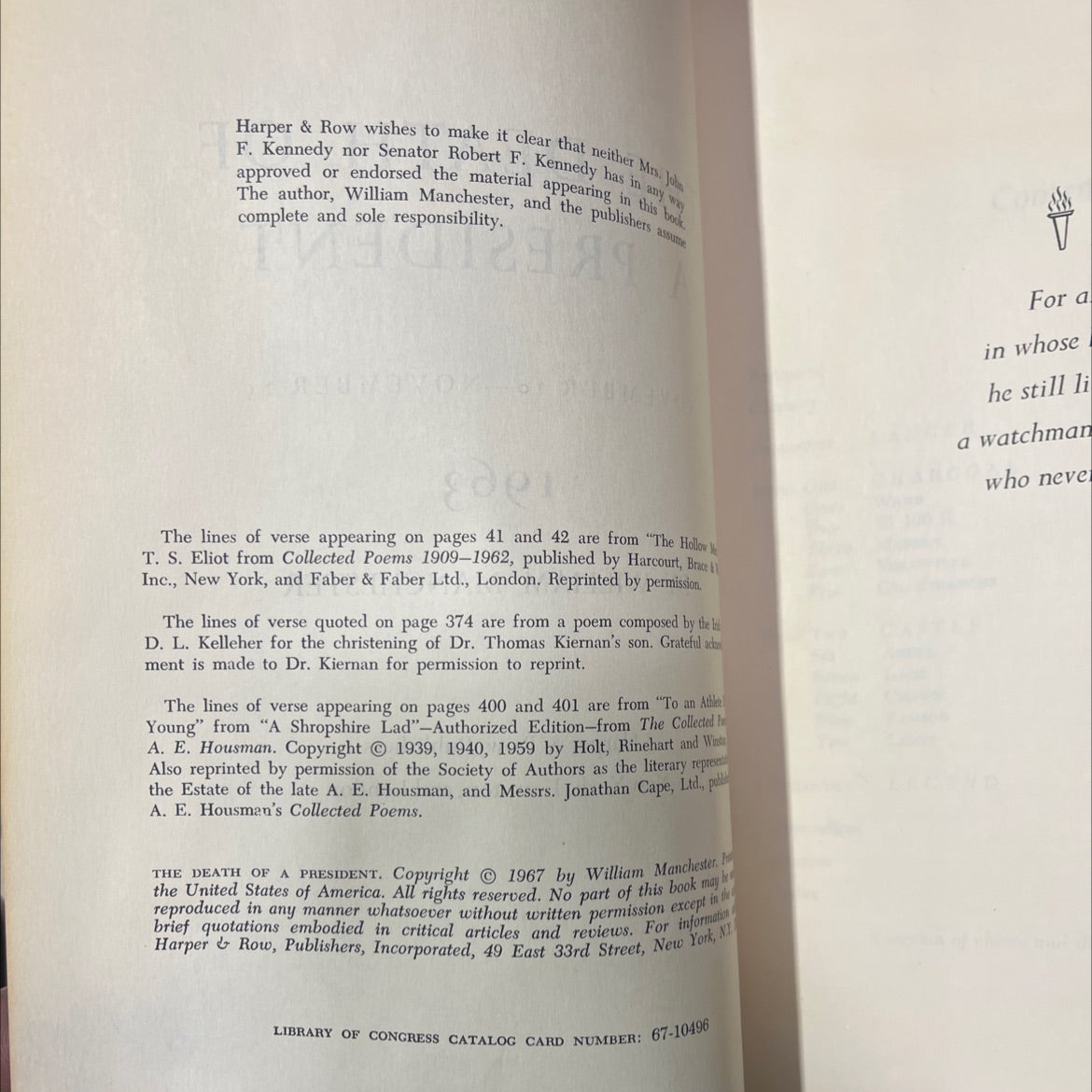 the death of a president november 20-november 25 1963 book, by william manchester, 1967 Hardcover image 3