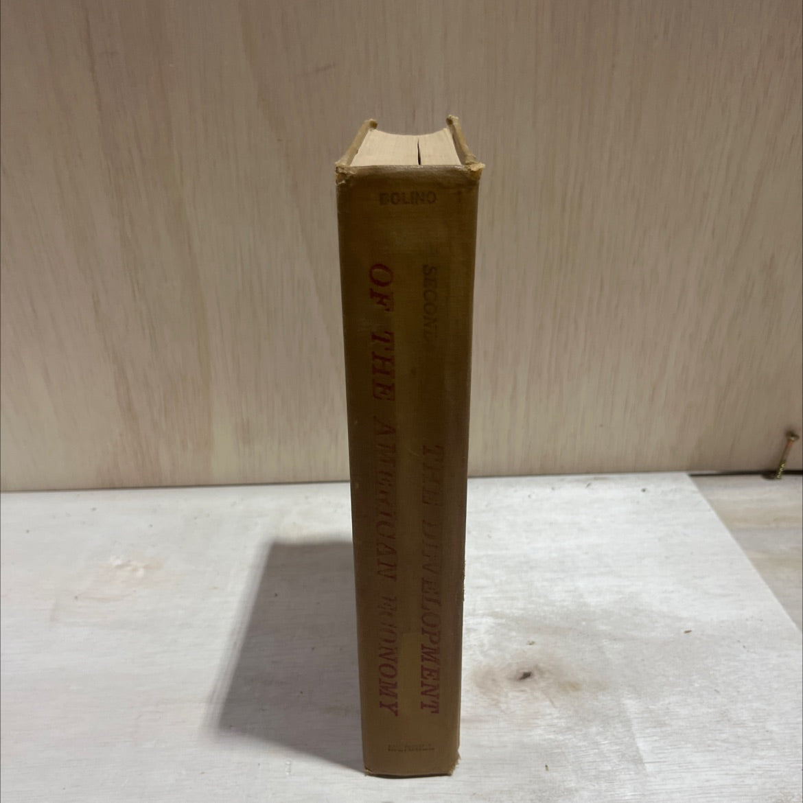 the development of the american economy book, by august c. bolino, 1966 Hardcover image 4