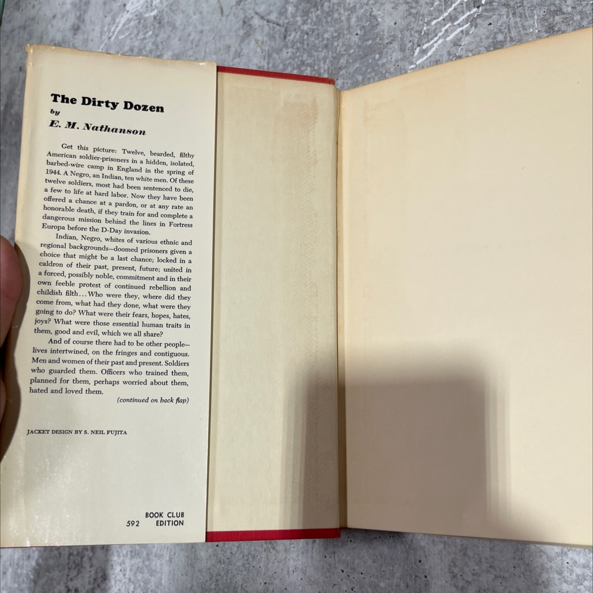 the dirty dozen book, by E. M. Nathanson, 1965 Hardcover image 4