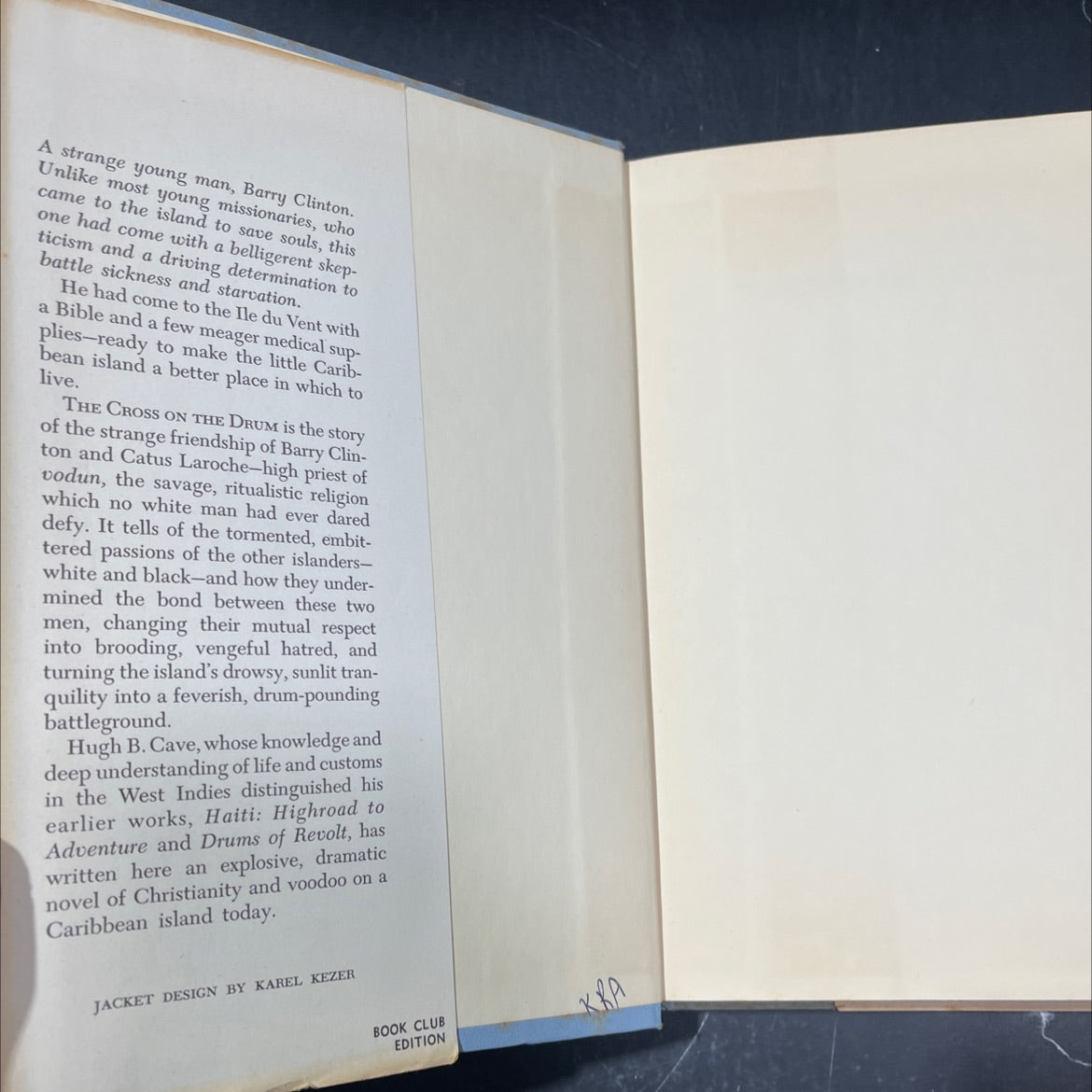the drum book, by hugh b. cave, 1959 Hardcover image 4