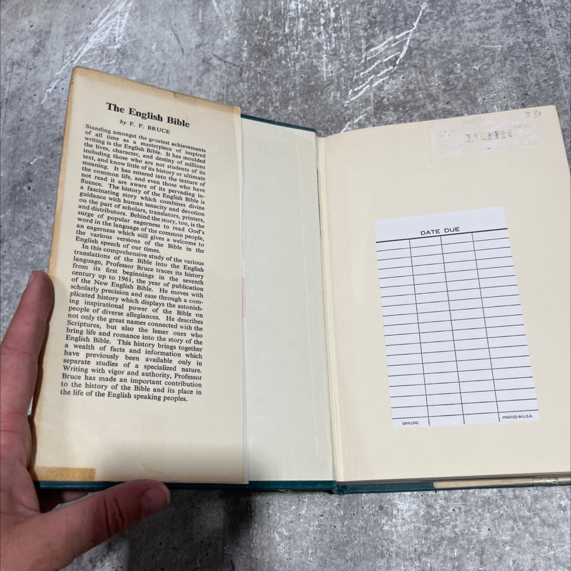 the english bible a history of translations book, by f. f. bruce, 1961 Hardcover image 4