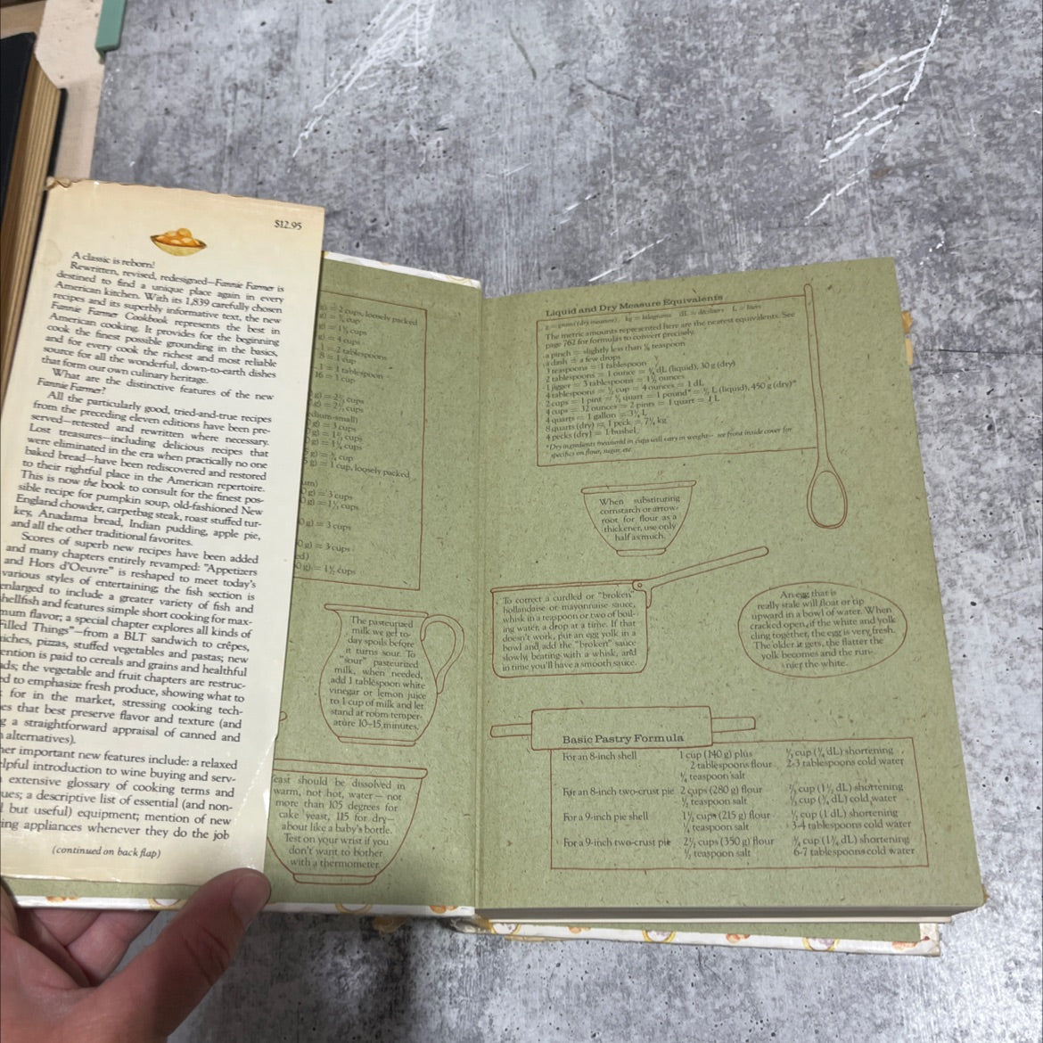 the fannie farmer cookbook book, by fannie merritt farmer, 1979 Hardcover image 4