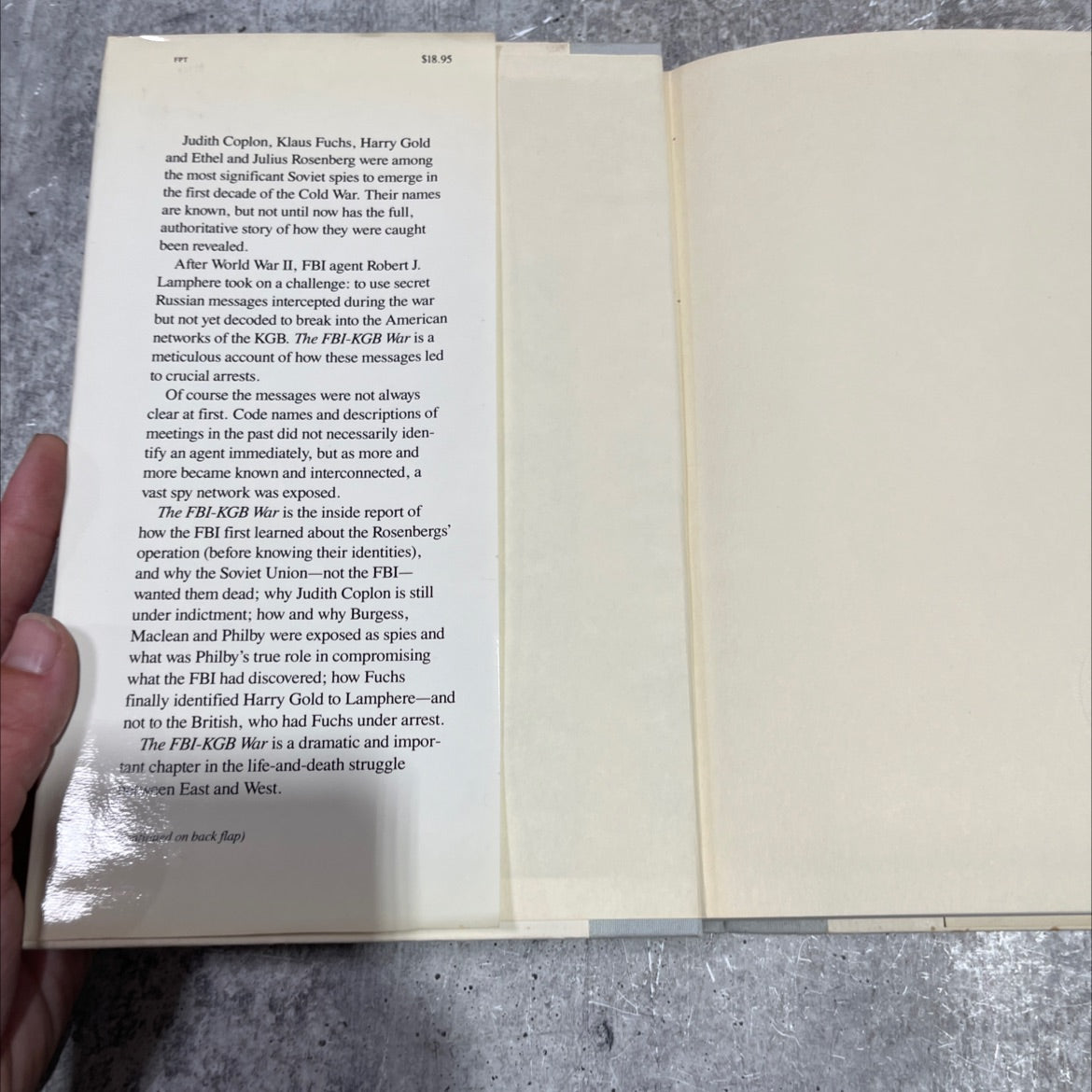 the fbi-kgb war a special agent's story book, by robert j. lamphere and tom shachtman, 1986 Hardcover image 4