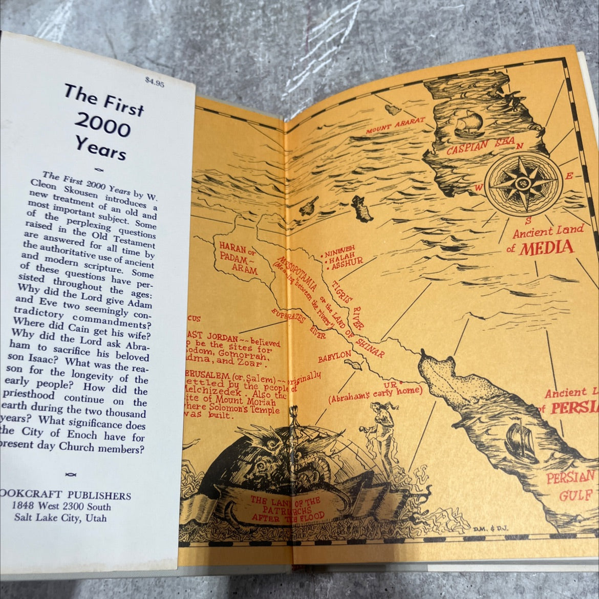 the first 2000 years book, by w. cleon skousen, 1973 Hardcover image 4