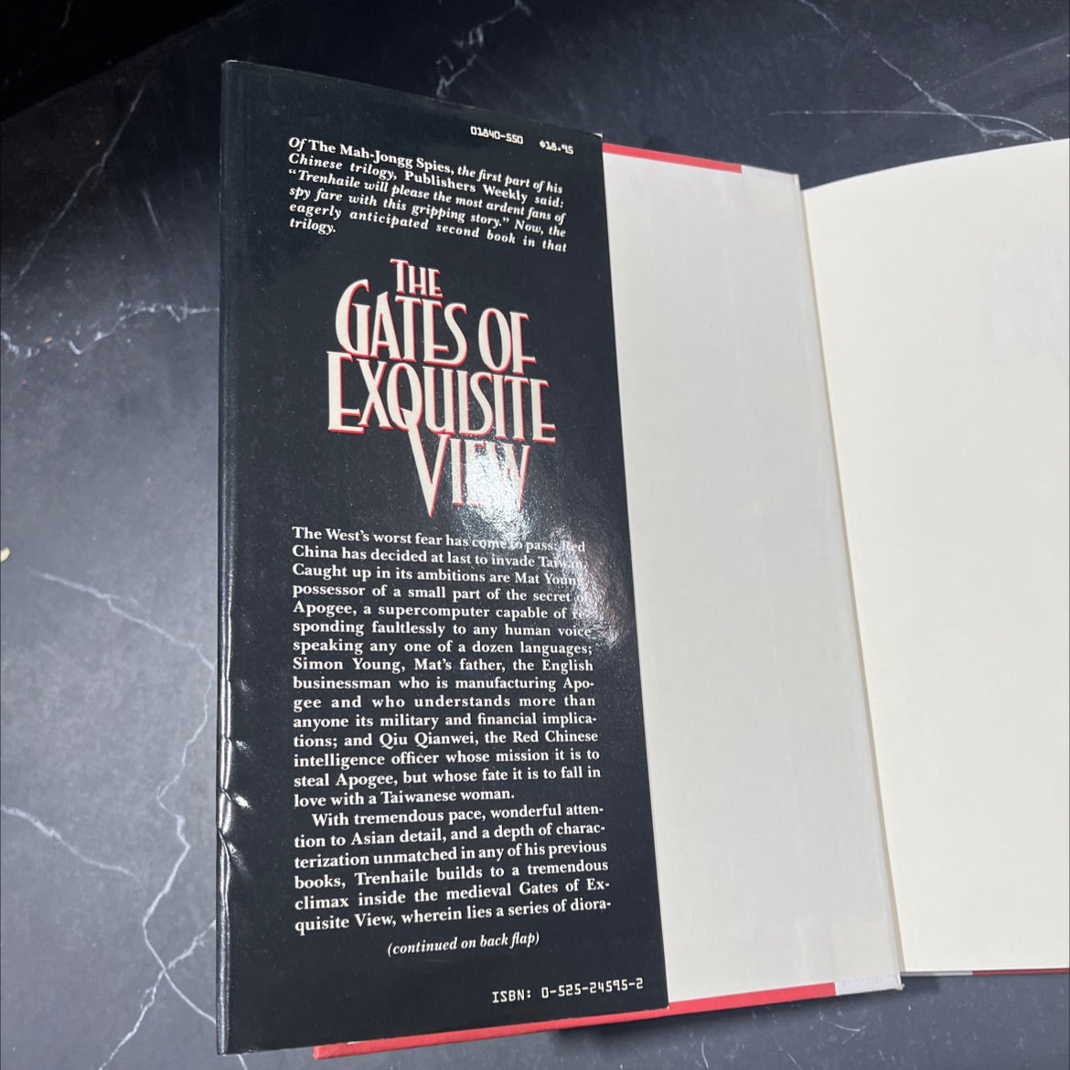the gates of exquisite view book, by john trenhaile, 1988 Hardcover image 4