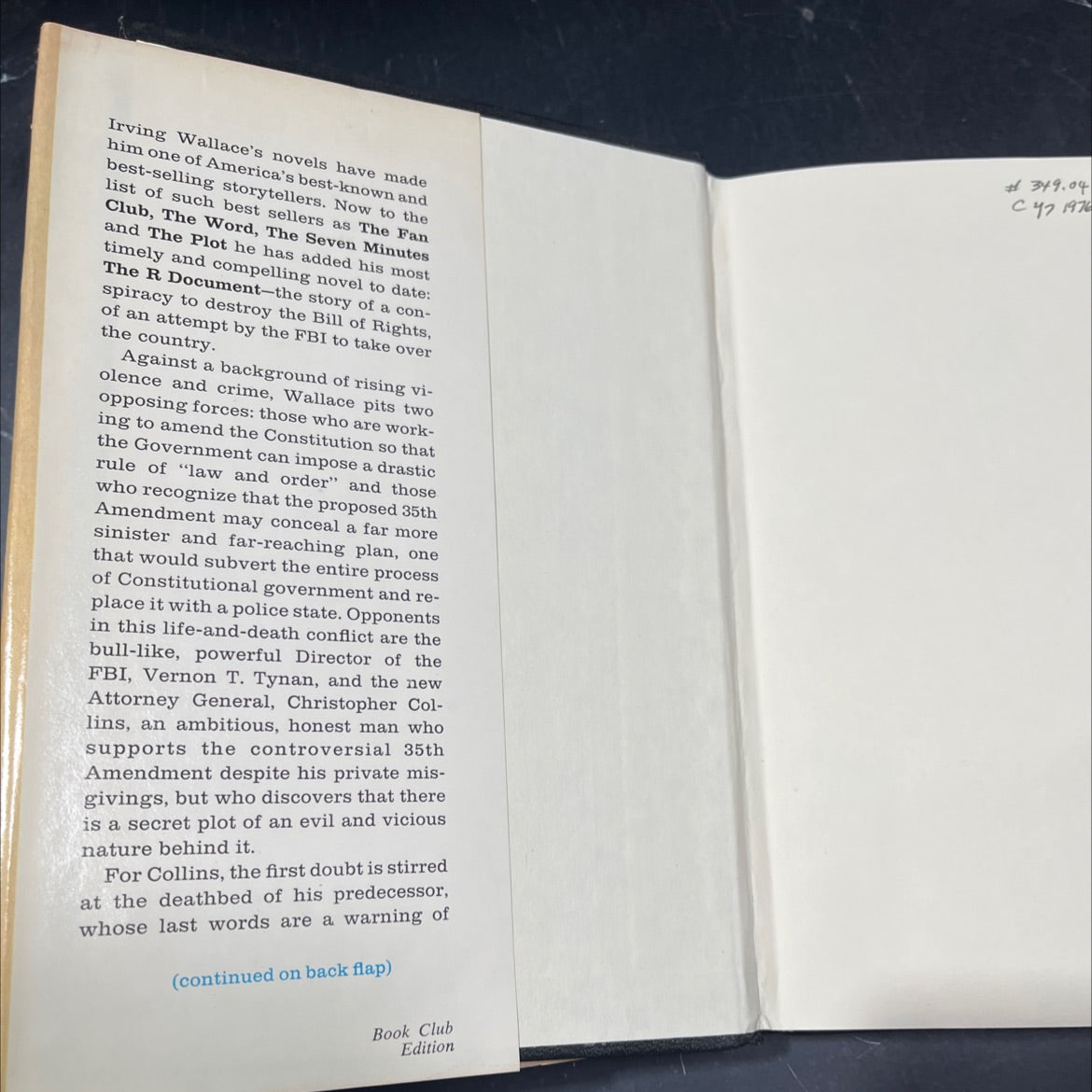 the giant siesta book, by irving wallace, 1976 Hardcover image 4