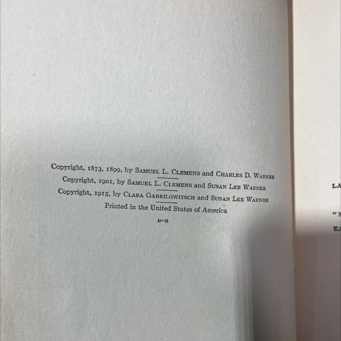 the gilded age a tale of to-day book, by mark twain and charles dudley warner, 1915 Hardcover image 3