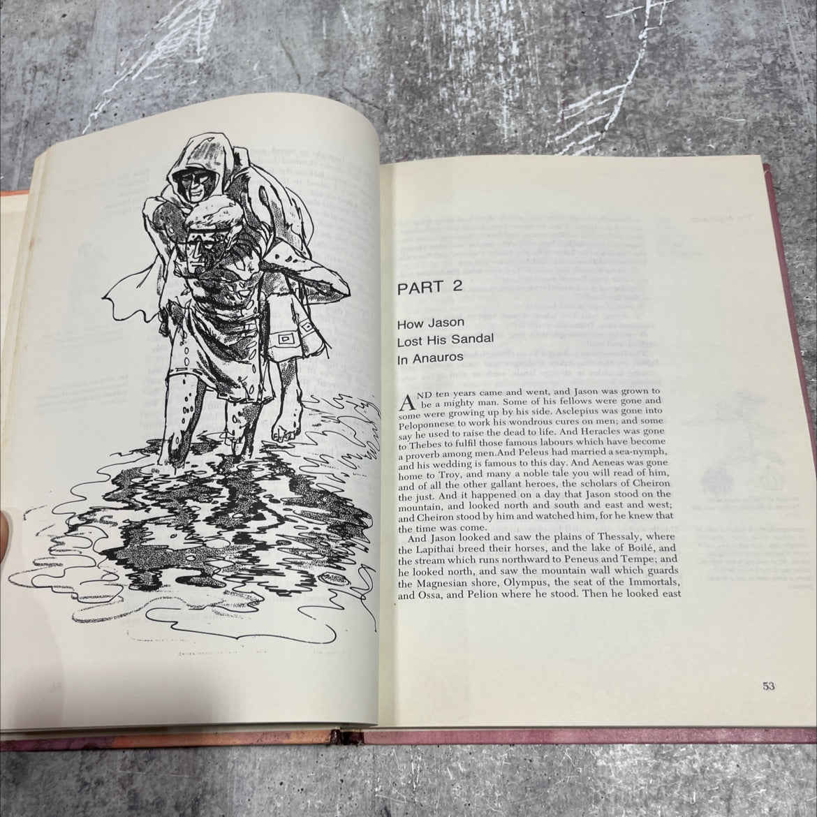 the heroes book, by charles kingsley, 1968 Hardcover image 4