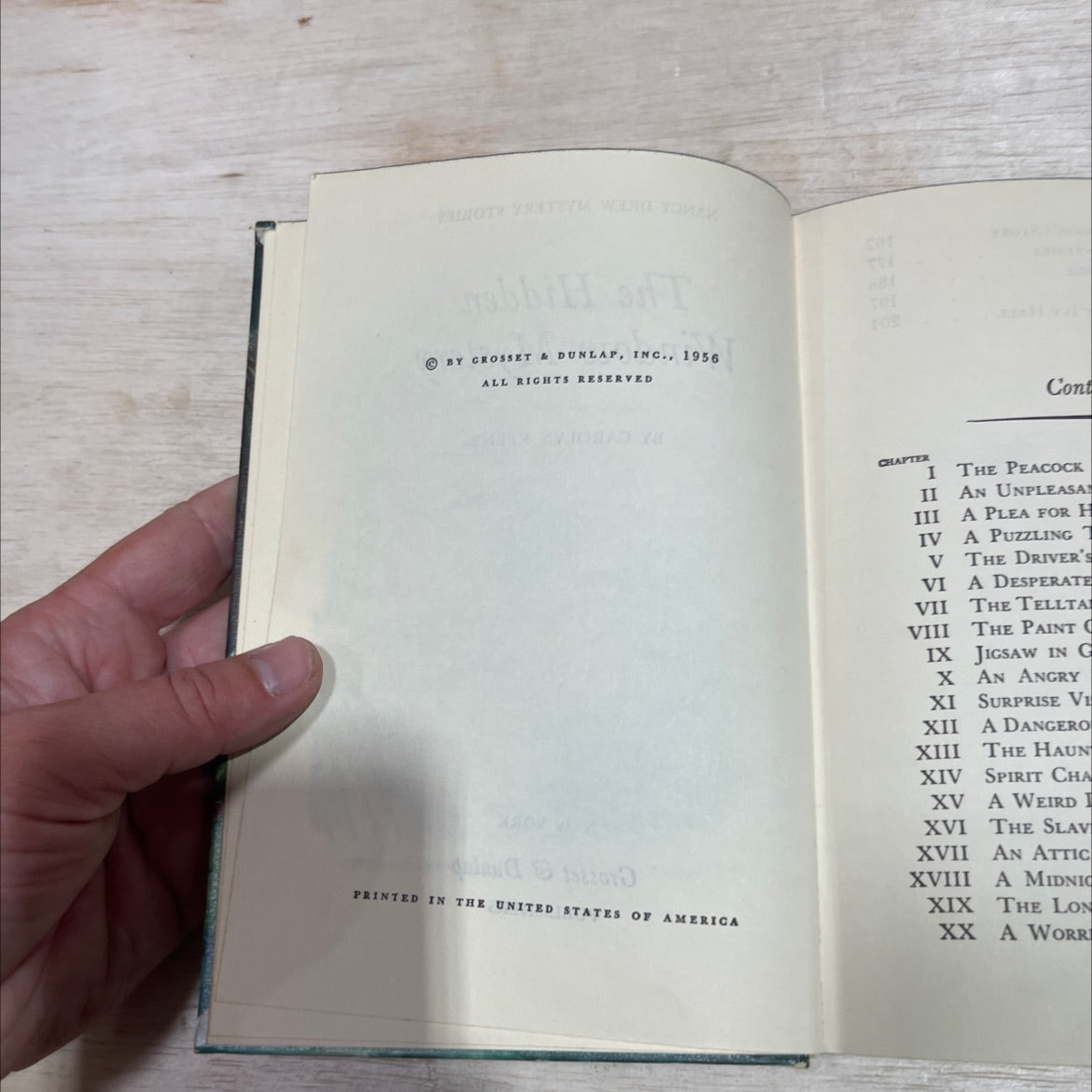 the hidden window mystery book, by carolyn keene, 1956 Hardcover image 3