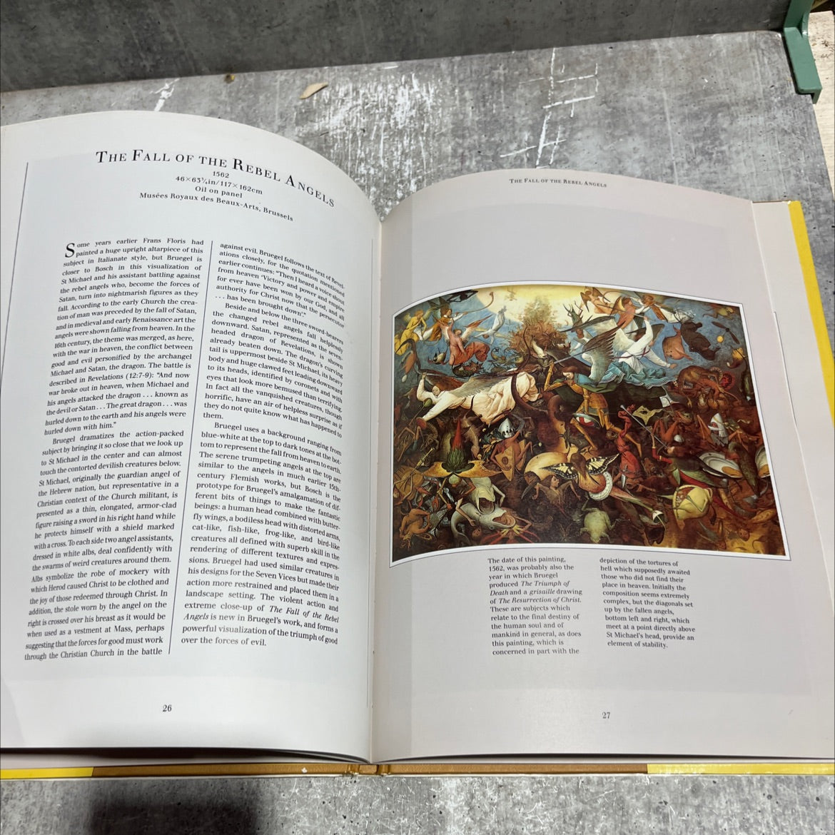 the history and techniques of the great masters bruegel book, by Penelope Le Fanu Hughes, 1989 Hardcover image 4