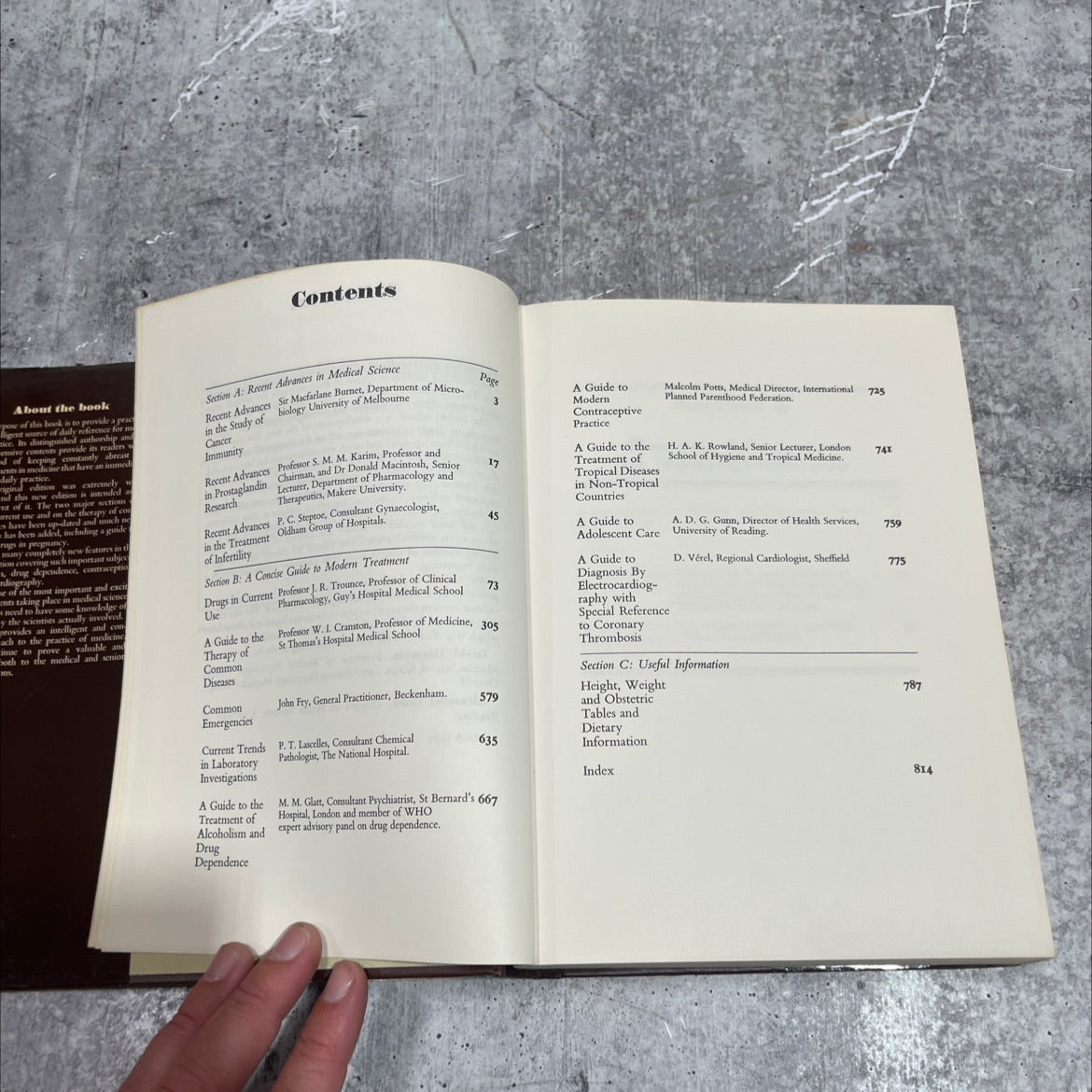 the international handbook of medical science book, by david horrobin, alexander gunn, 1972 Hardcover image 4