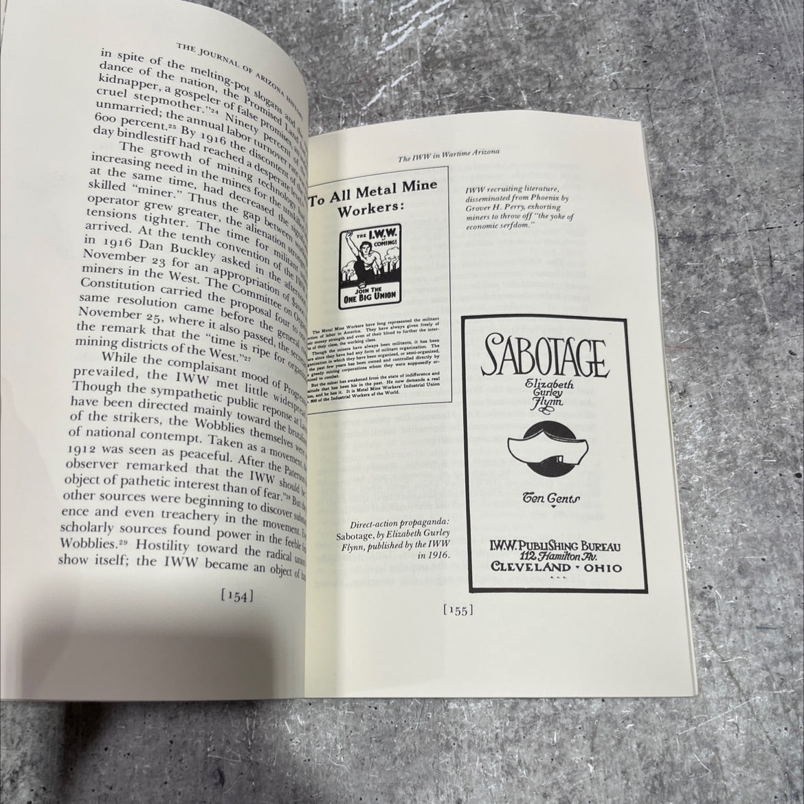 the journal of arizona history book, by A. Tracy Row, 1977 Paperback image 4