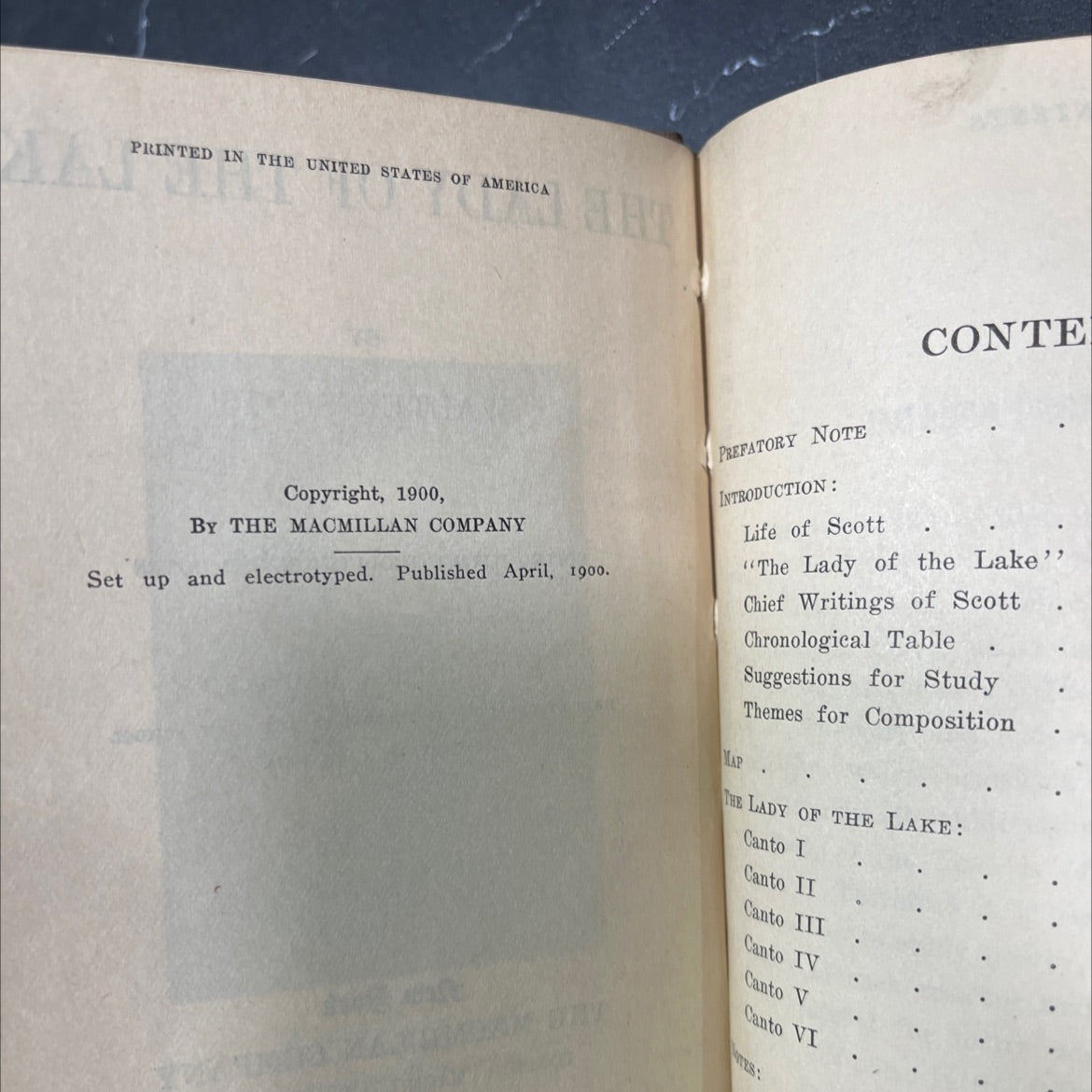the lady of the lake book, by walter scott, 1922 Hardcover image 3