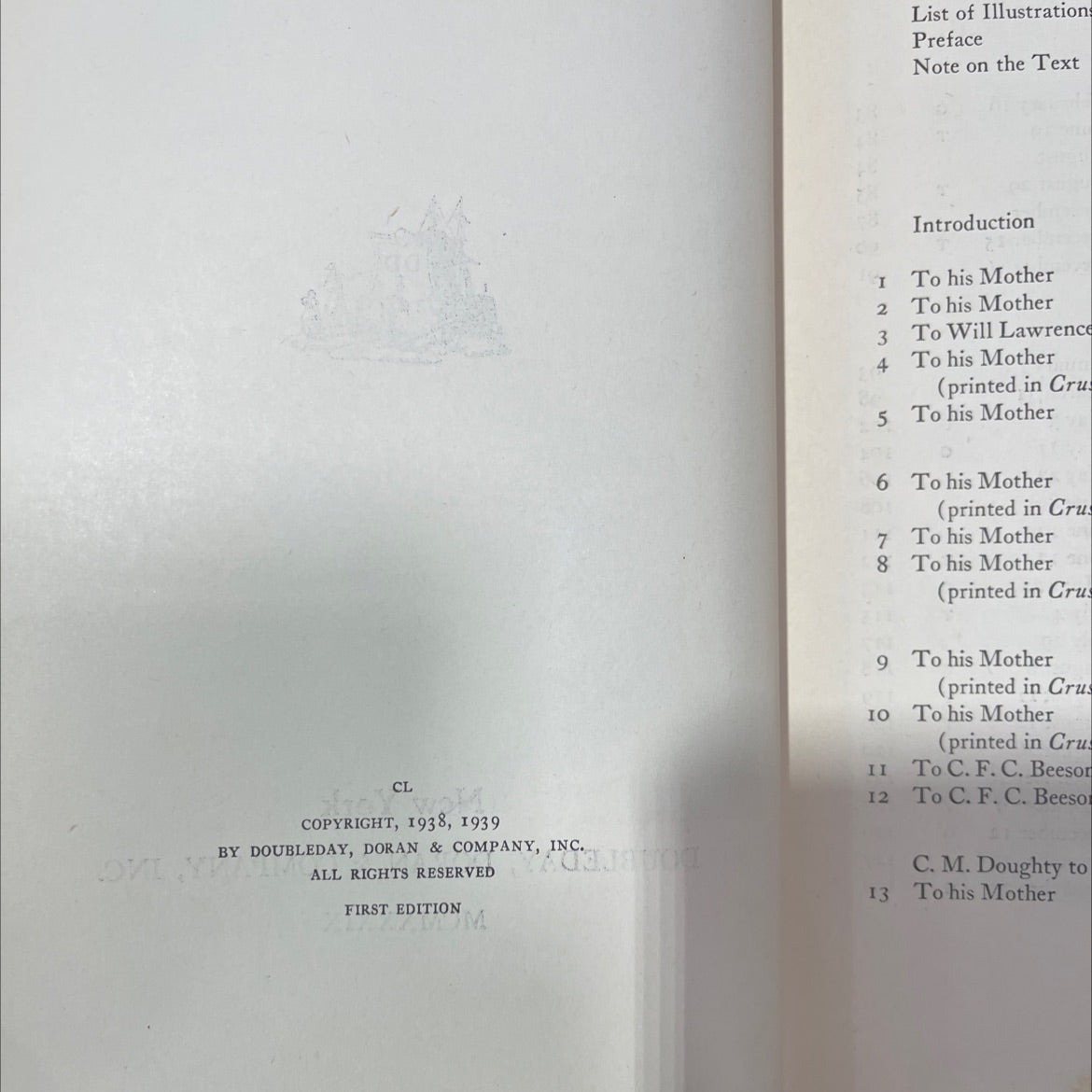 the letters of t. e. lawrence book, by t. e. lawrence, 1939 Hardcover image 3