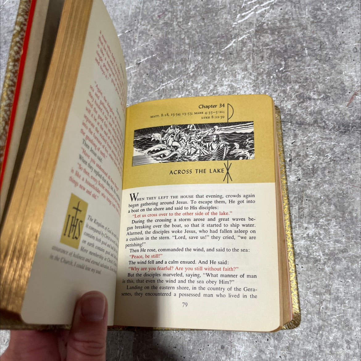 the life of christ our lord's life with lessons in his own words for our life today book, by reverend john p. image 4