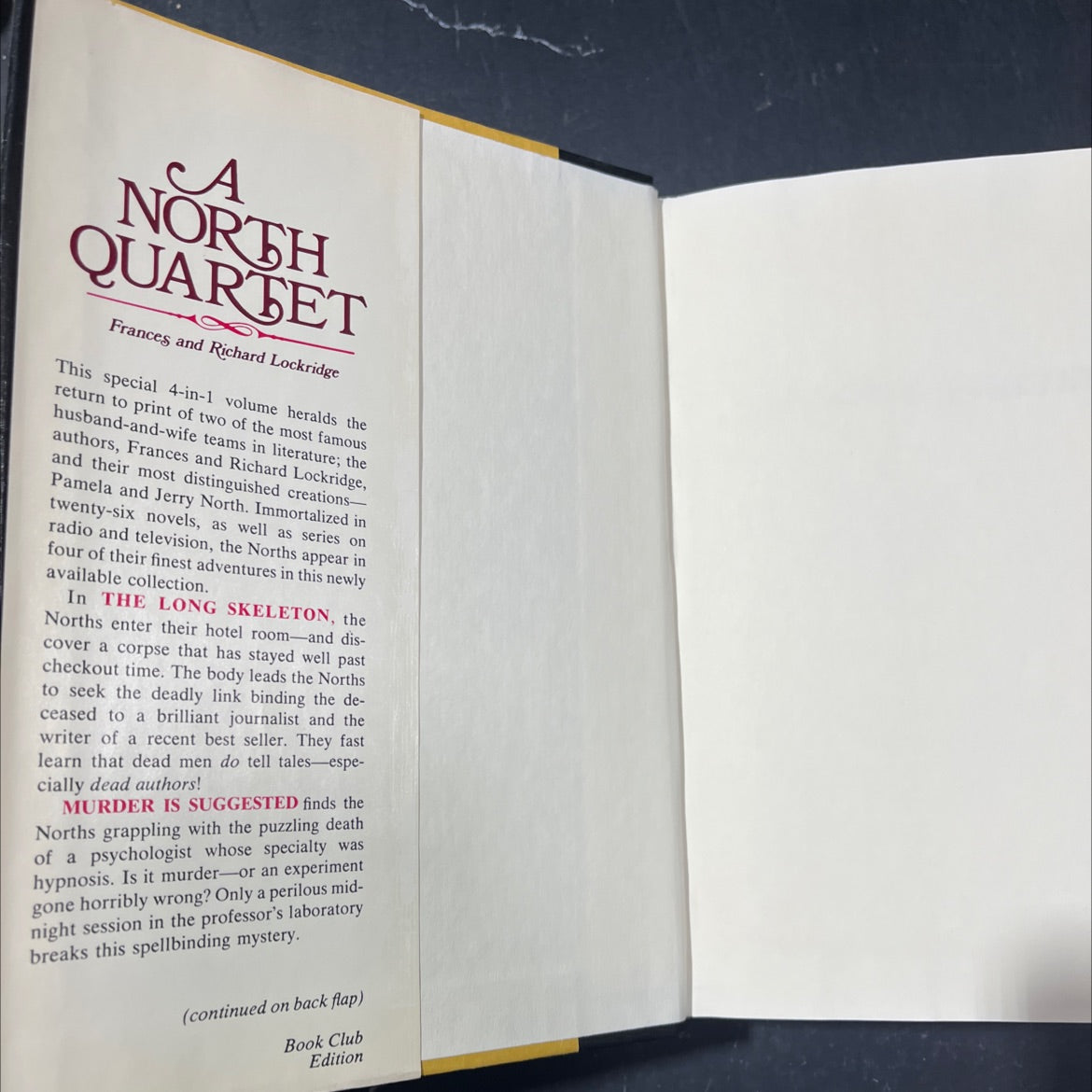 the long skeleton book, by Frances and Richard Lockridge, 1963 Hardcover image 4