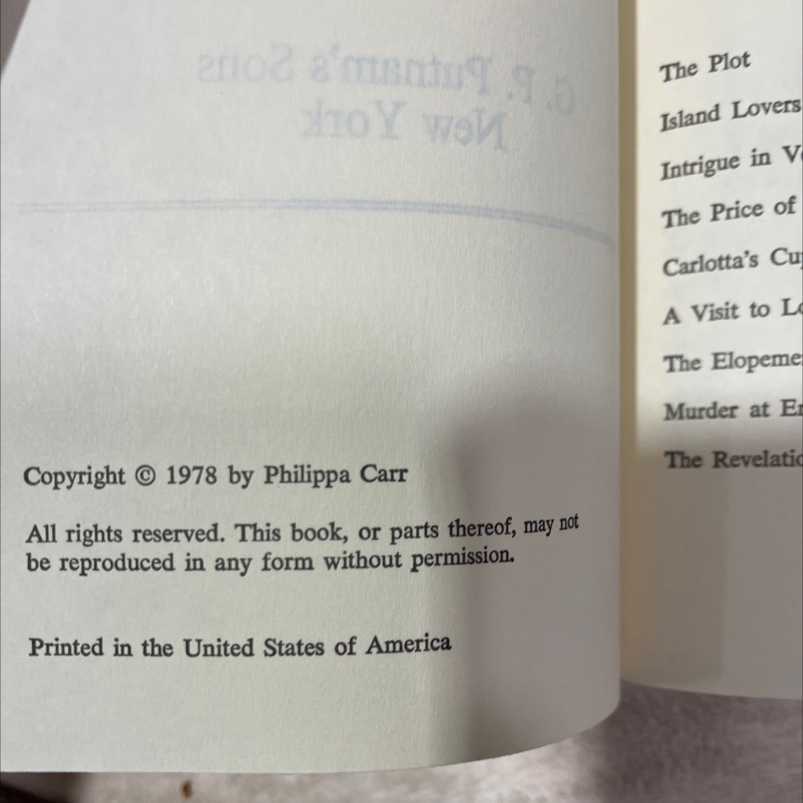 the love child book, by philippa carr, 1978 Hardcover, Vintage image 3