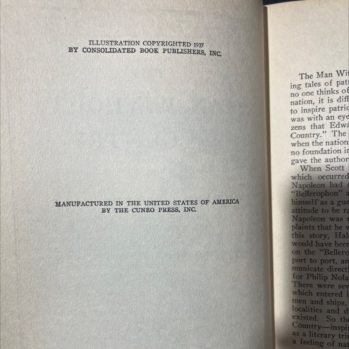 the man without a country and other great stories book, by edward everett hale, 1937 Hardcover image 3