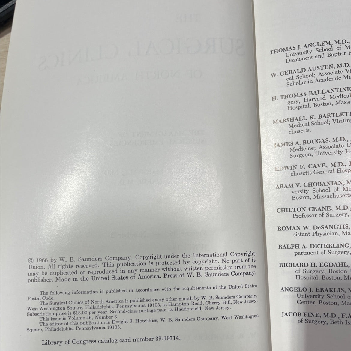 the management of surgical emergencies book, by samuel f. marshall, m.d., george l. nardi, m.d., 1966 Hardcover image 3