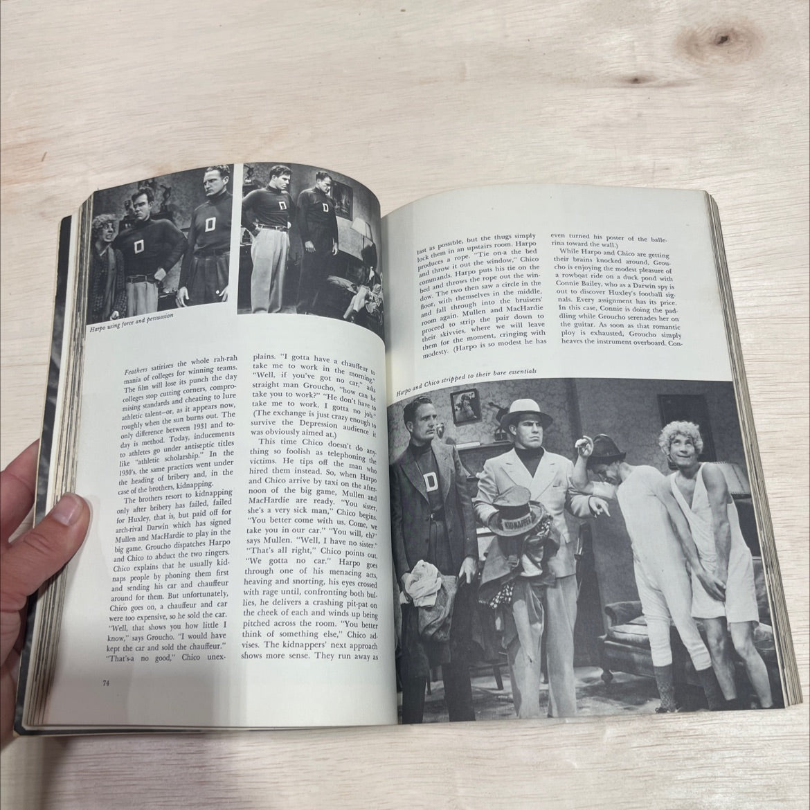 the marx brothers at the movies book, by Paul D. Zimmerman and Burt Goldblatt, 1975 Paperback image 4