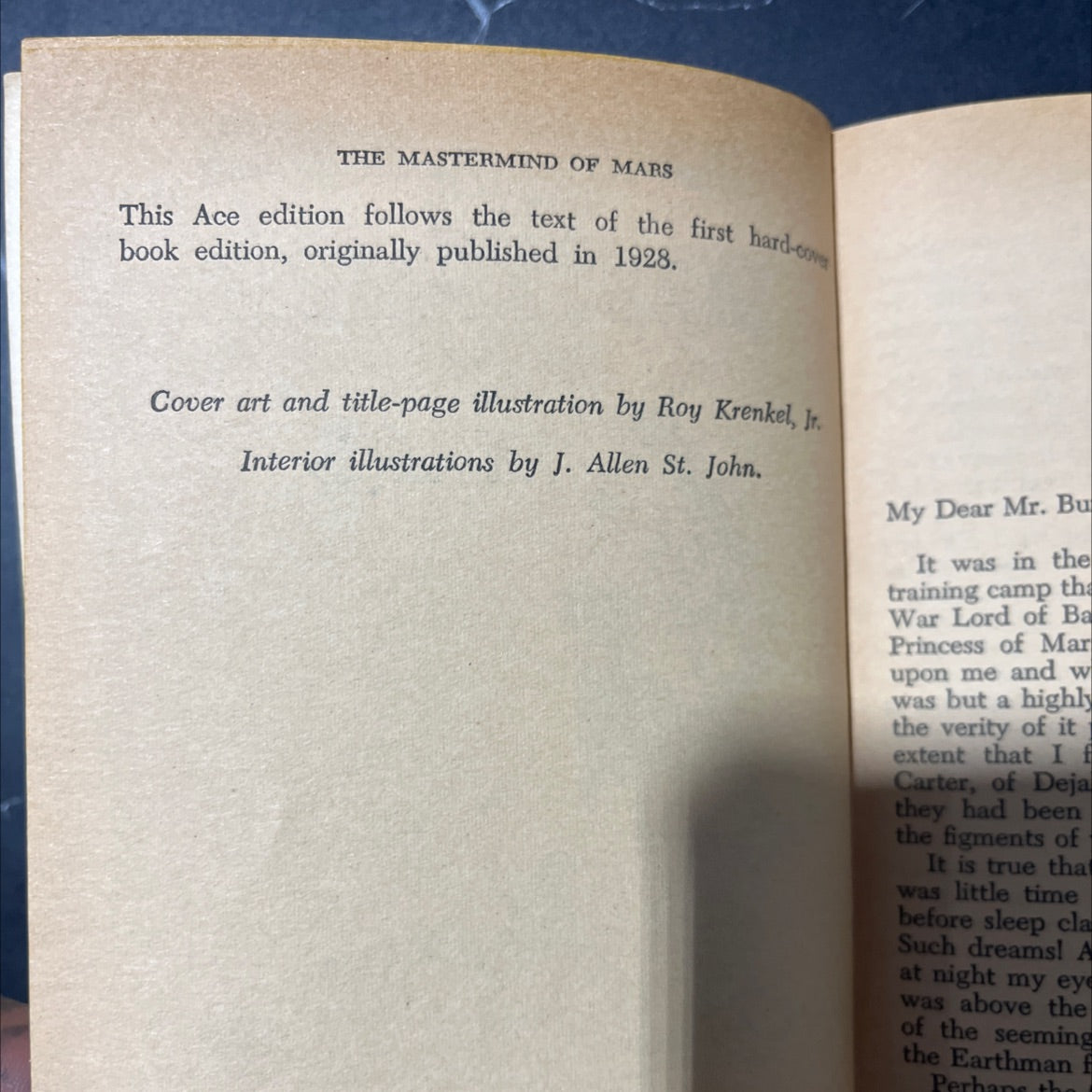 the mastermind of mars book, by edgar rice burroughs, 1928 Paperback image 3
