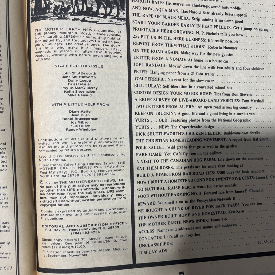 the mother earth news book, by unknown, 1971 Paperback, Vintage, Folio image 3