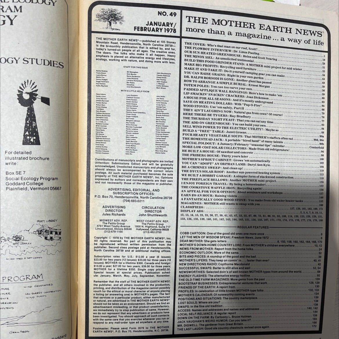 the mother earth news book, by unknown, 1978 Paperback, Vintage, Folio image 3