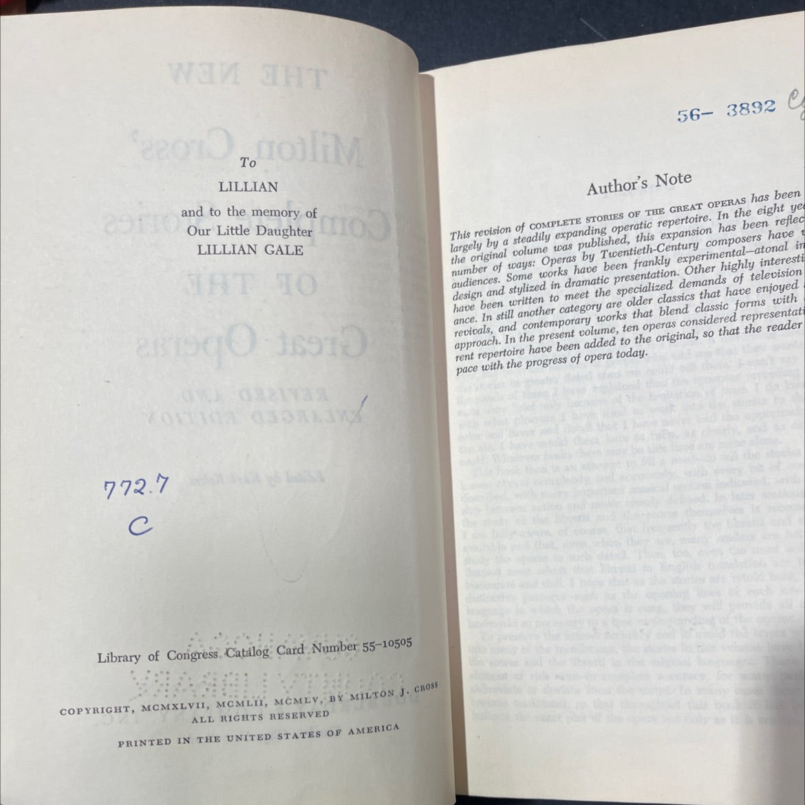 the new milton cross' mali ili complete stories of the great operas revised and enlarged edition book, by Karl Kohrs, image 3