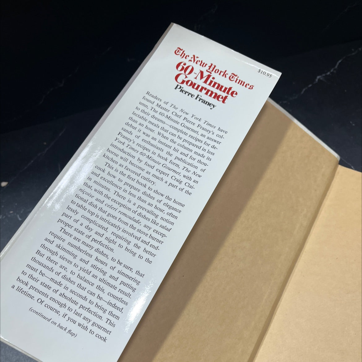 the new york times 60-minute gourmet book, by Pierre Franey, 1980 Hardcover image 4