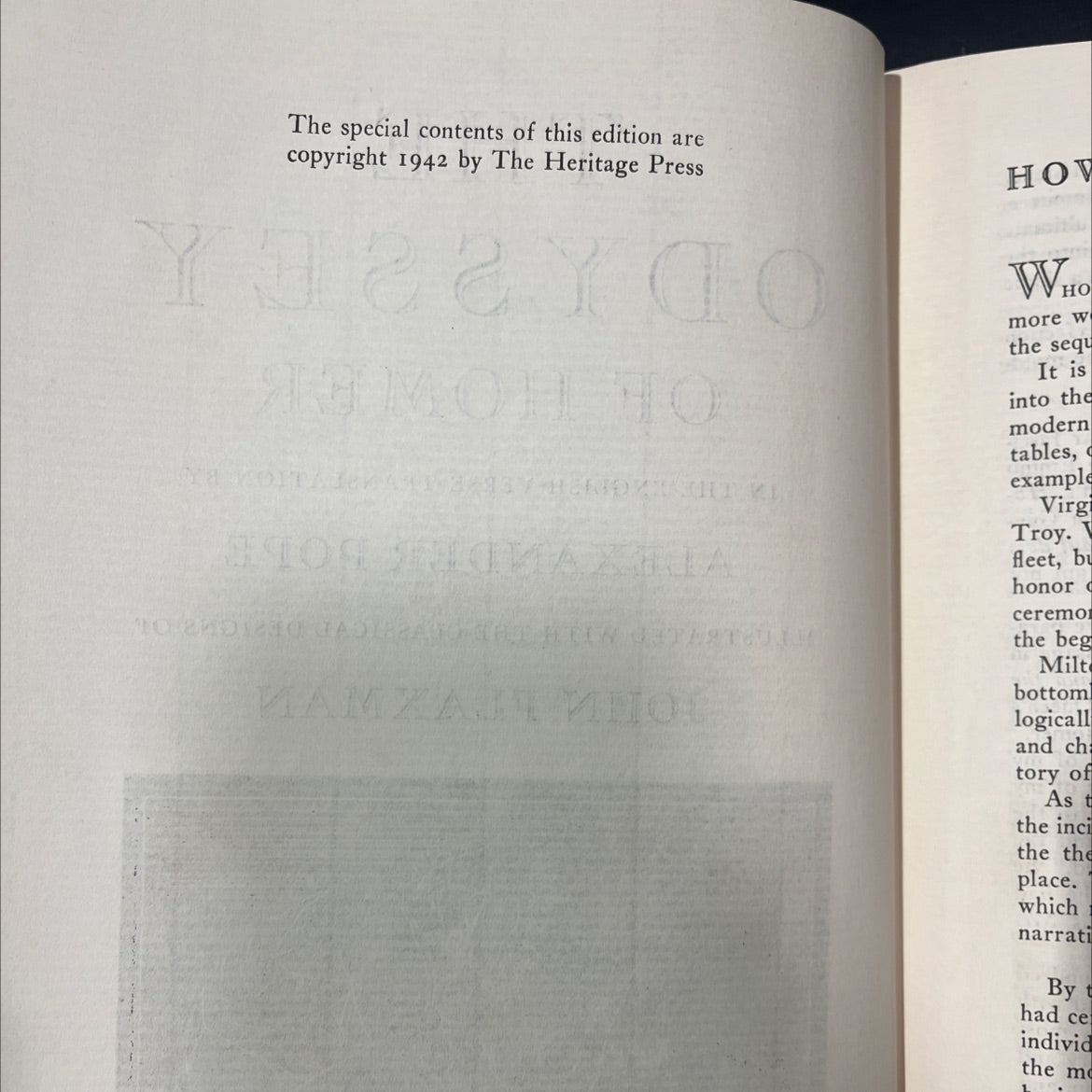 the odyssey of homer in the english verse translation by alexander pope illustrated with the classical designs of john image 3