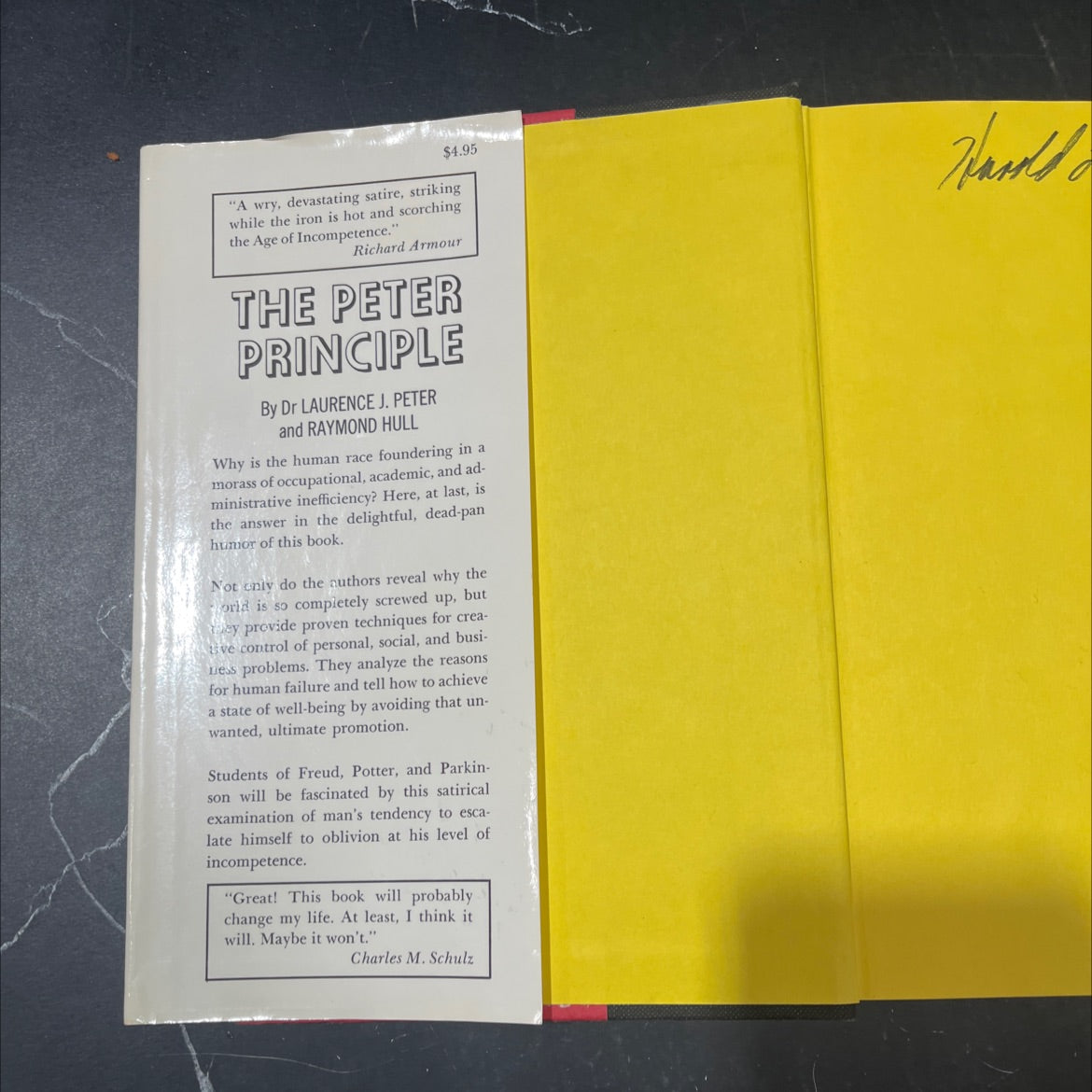 the peter principle book, by laurence f. peter & raymond hull, 1969 Hardcover image 4