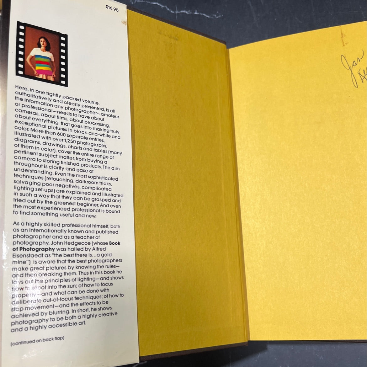 the photographer's handbook book, by john hedgecoe, 1978 Hardcover image 4