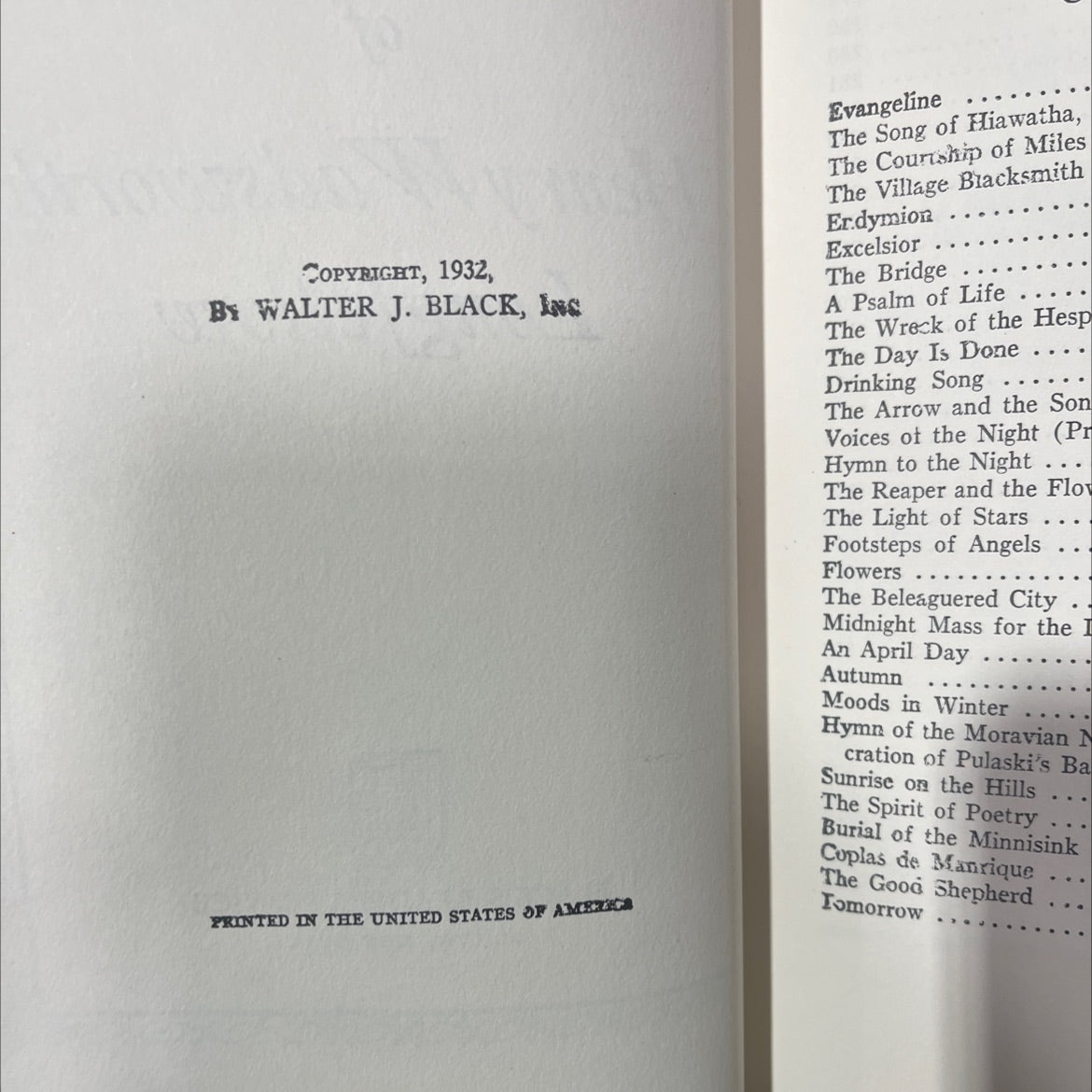 the poems of henry wadsworth longfellow book, by henry wadsworth longfellow, 1932 Hardcover image 3