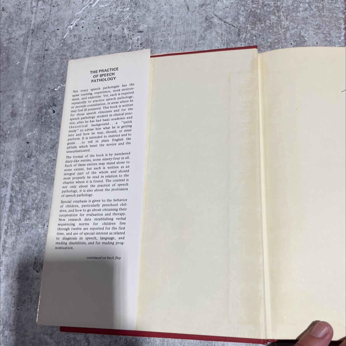 the practice of speech pathology a clinical diary book, by robert w. blakeley, ph.d., f.a.s.h.a., 1972 Hardcover image 4