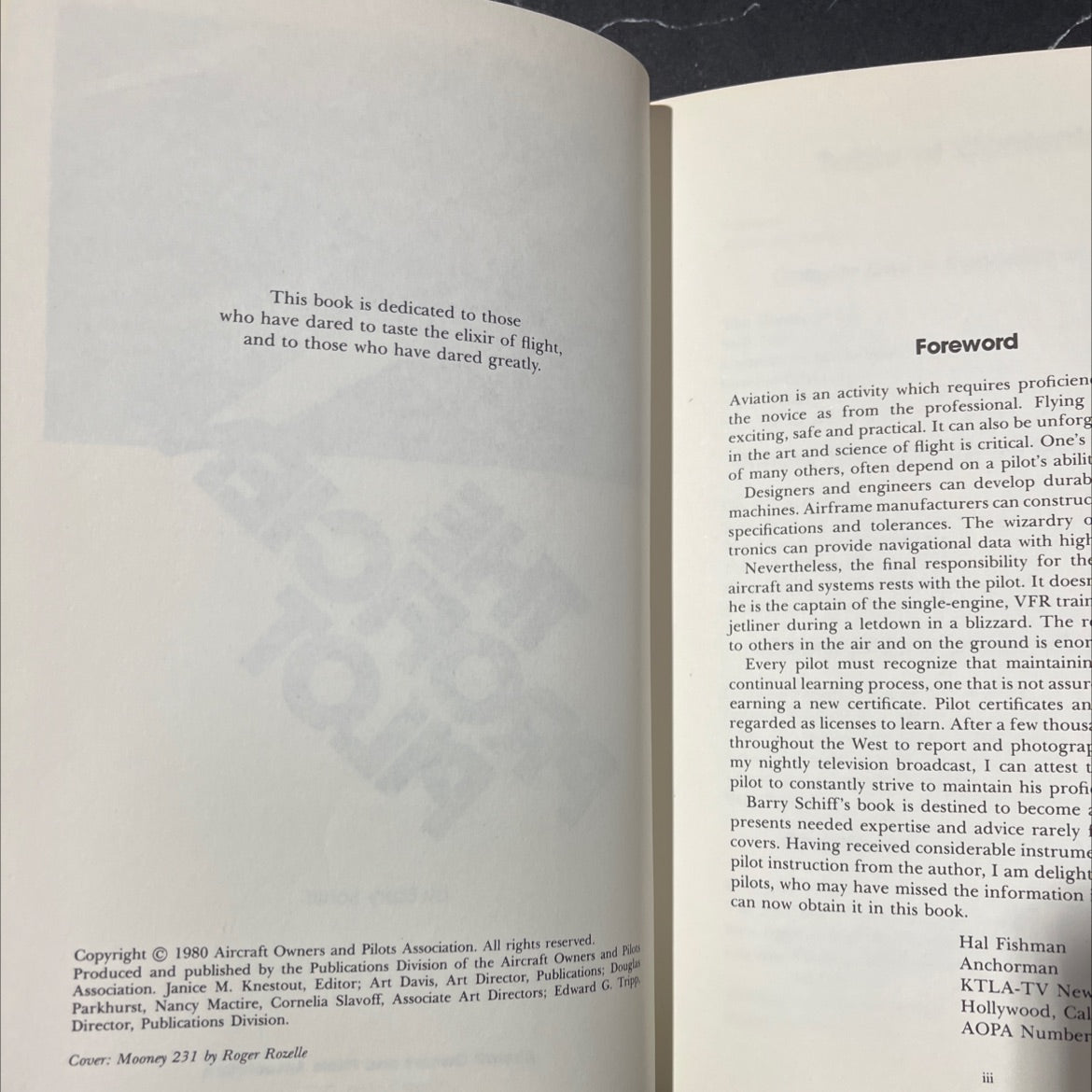 the proficient pilot book, by Barry Schiff, 1980 Hardcover image 3