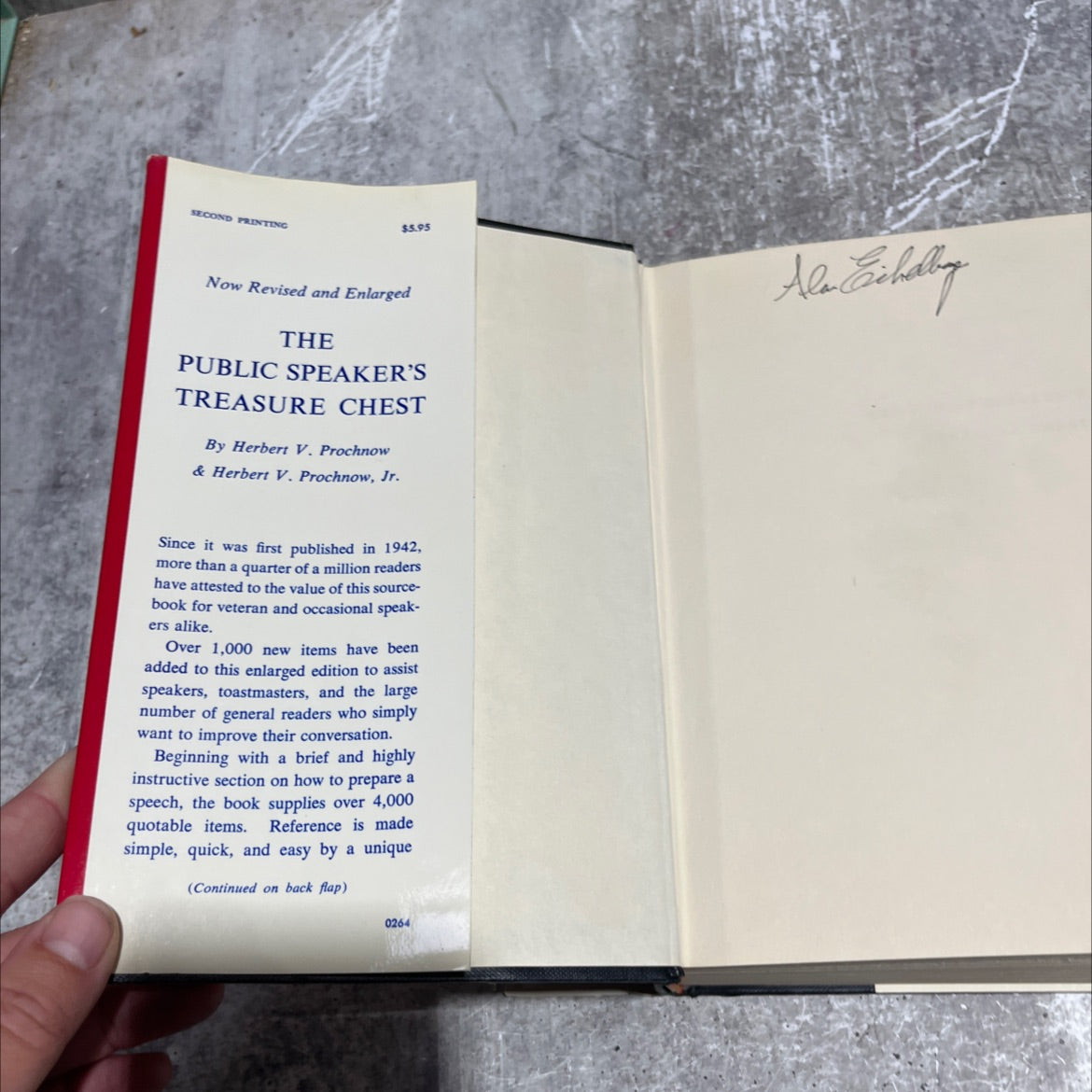 the public speaker's treasure chest book, by herbert v. prochnow and herbert v. prochnow, jr., 1964 Hardcover image 4