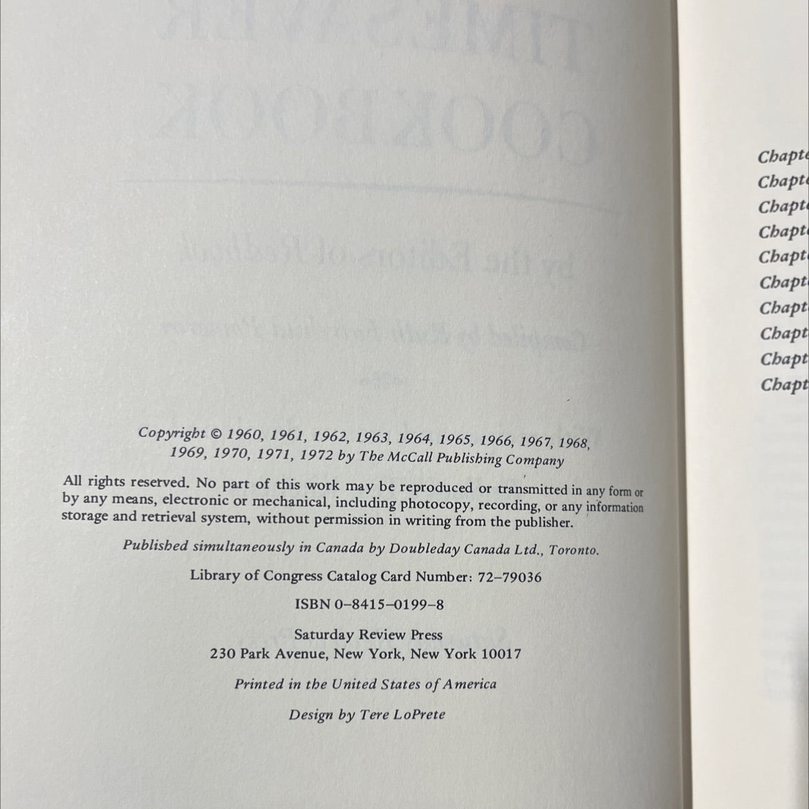 the redbook timesaver cookbook book, by editors of redbook, compiled by ruth fairchild pomeroy, 1972 Hardcover image 3