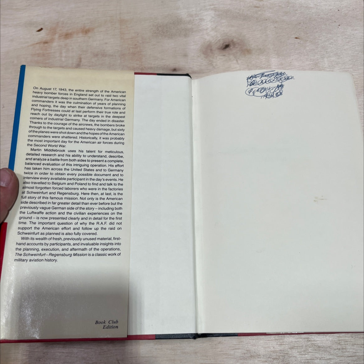 the schweinfurt-regensburg mission book, by martin middlebrook, 1983 Hardcover image 4