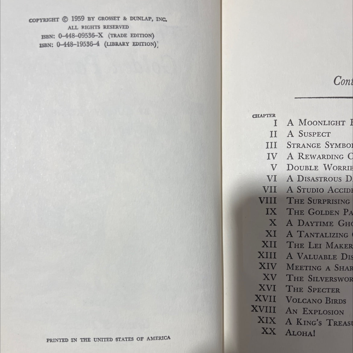 the secret of the golden pavilion book, by carolyn keene, 1959 Hardcover image 3